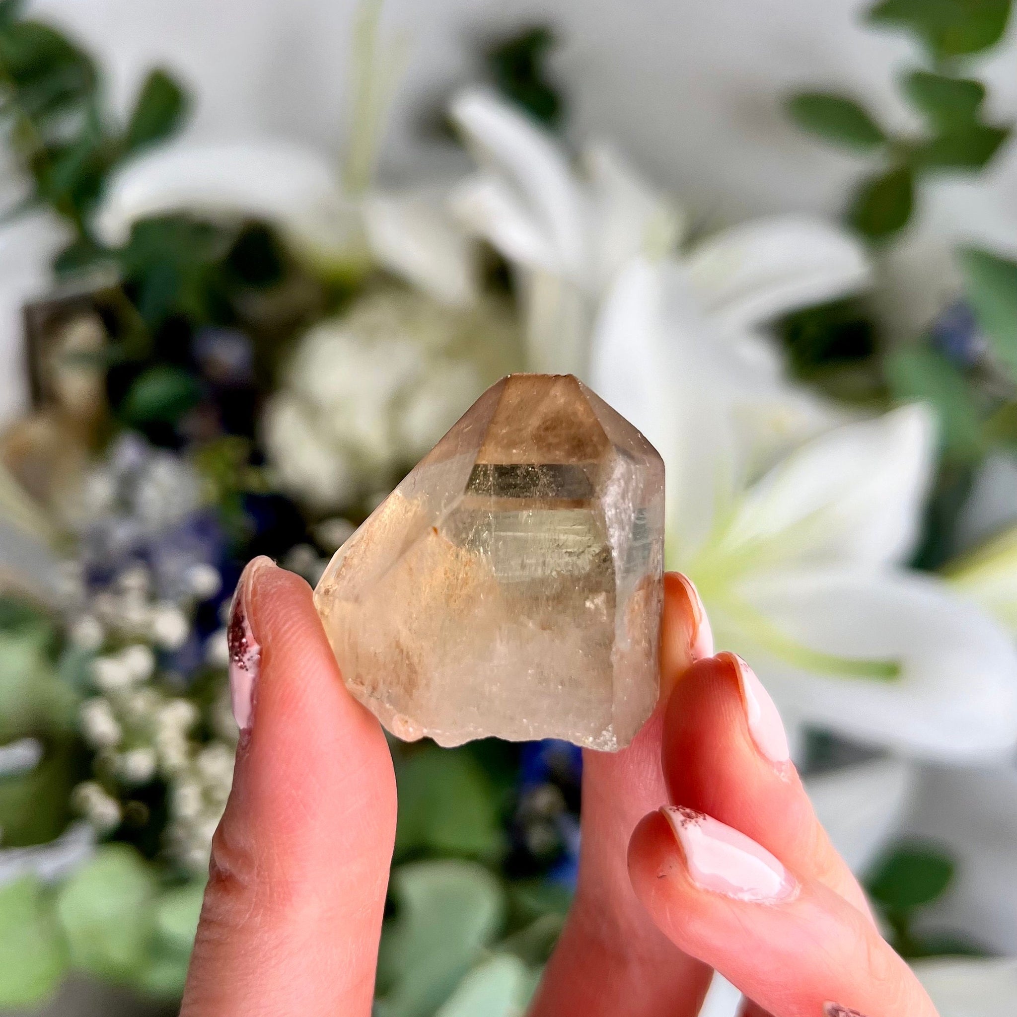Grade AAA 100% Natural Smoky Golden Citrine Point from Araçuai Brazil - Super Extra Quality, CCH26, 24g
