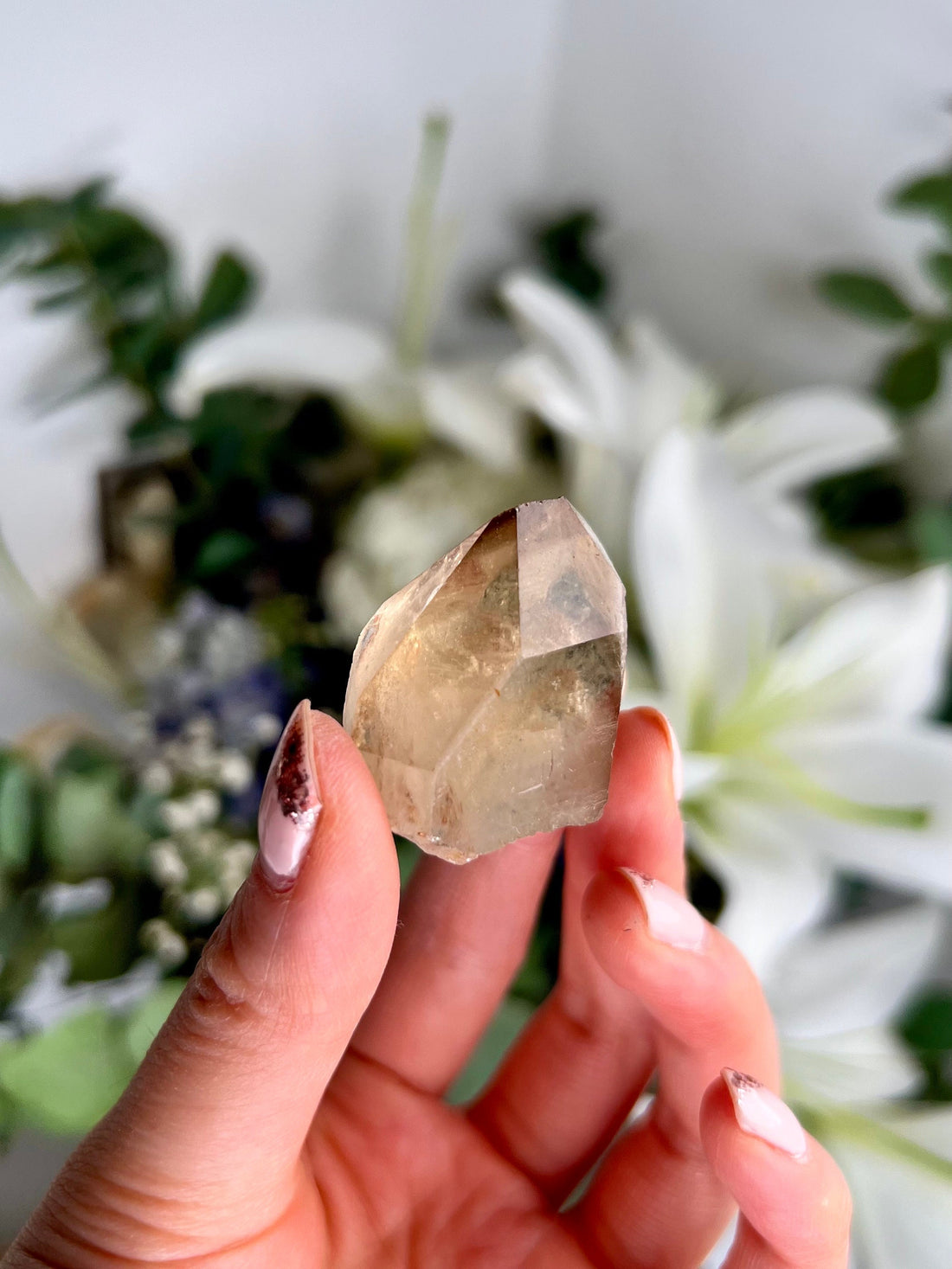 Grade AAA 100% Natural Smoky Golden Citrine Point from Araçuai Brazil - Super Extra Quality, CCH26, 24g