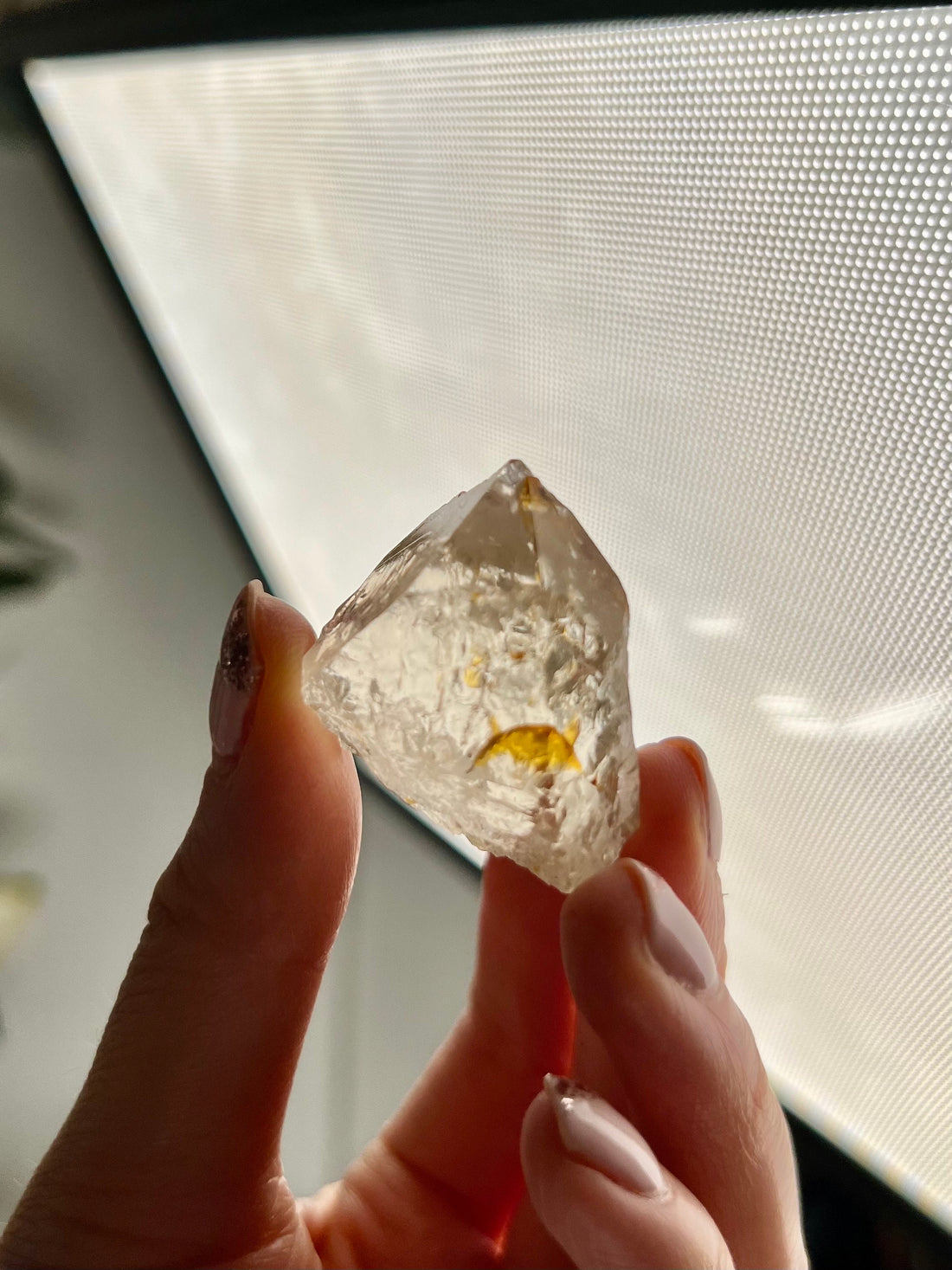 Grade AAA 100% Natural Golden Citrine Point with Hematoid from Araçuai Brazil -  Extra Quality, CCH31, 24g