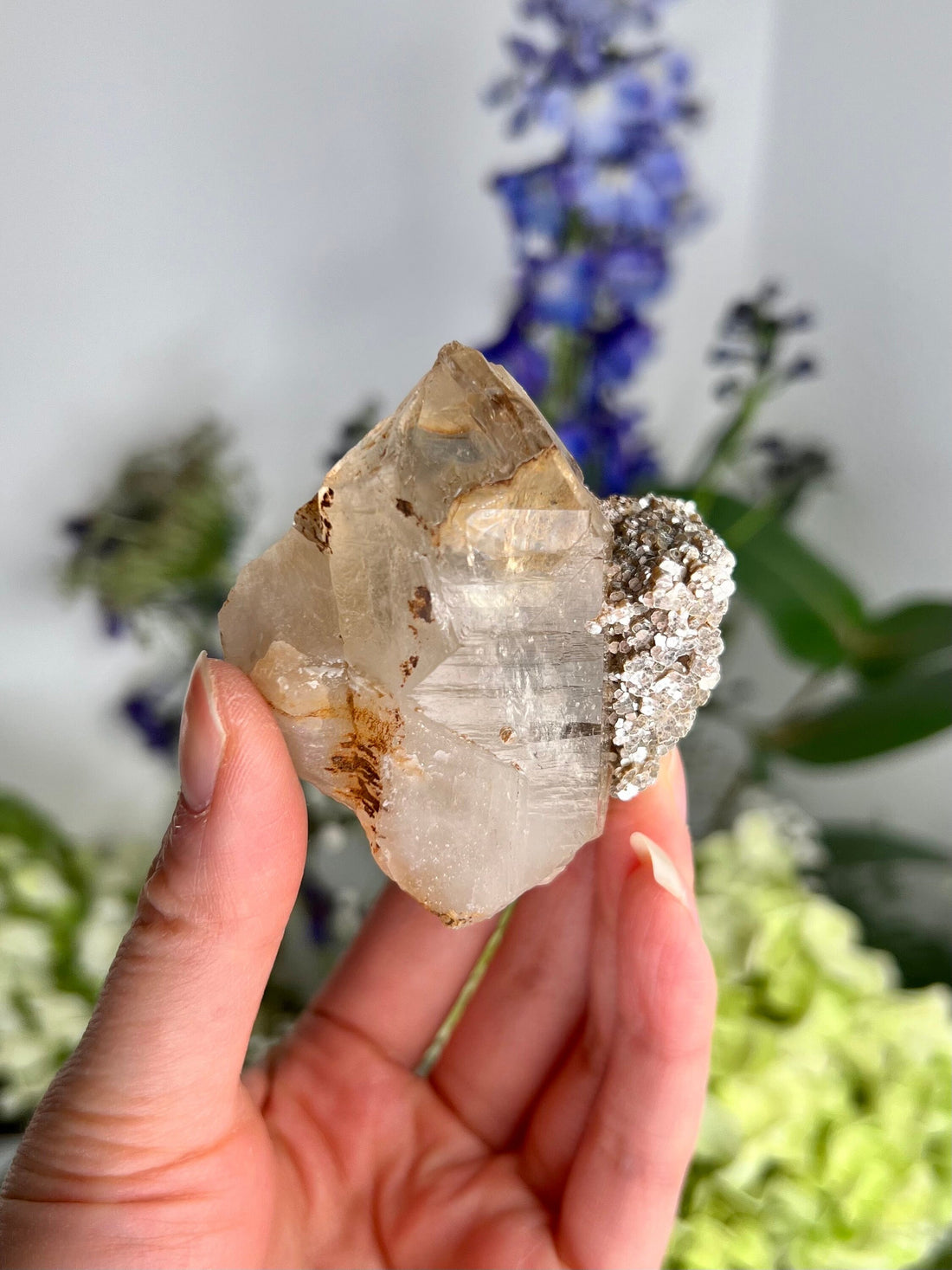 Grade AAA Natural Golden Citrine Cathedral Specimen with Mica- Super Extra Quality, CCH07, 107g