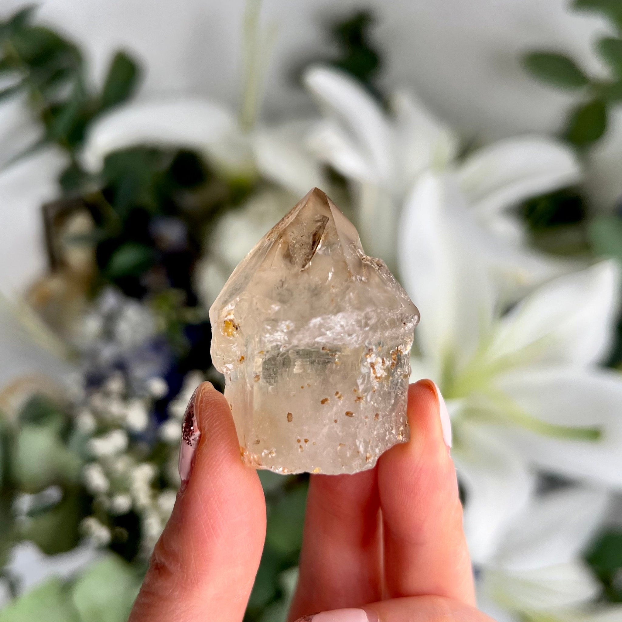 Grade AA 100% Natural Golden Cathedral Citrine Point from Araçuai Brazil - Super Extra Quality, CCH29, 38g