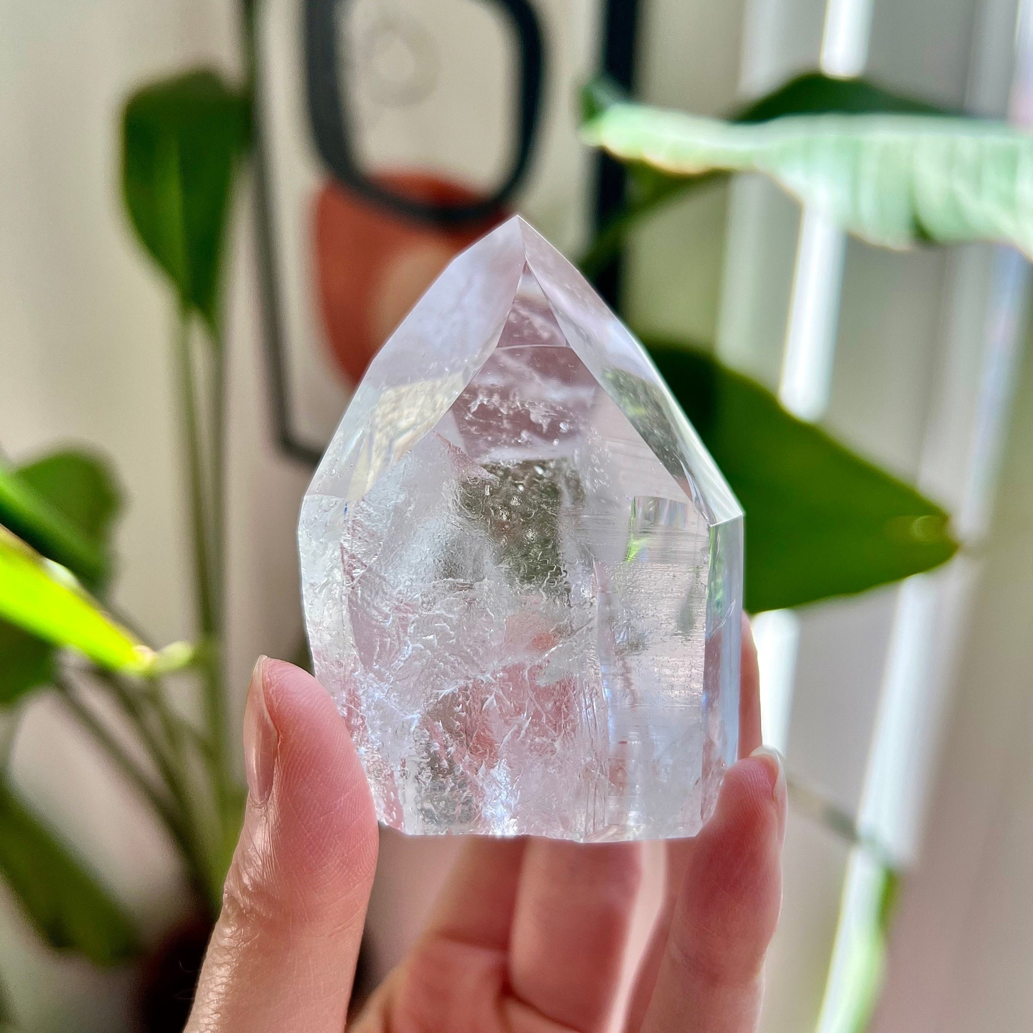Grade AAA Lemurian Towers with Barcodes and Self-Healed - Semi-polished, Top Quality, from Sento se Bahia LTC25, 182g