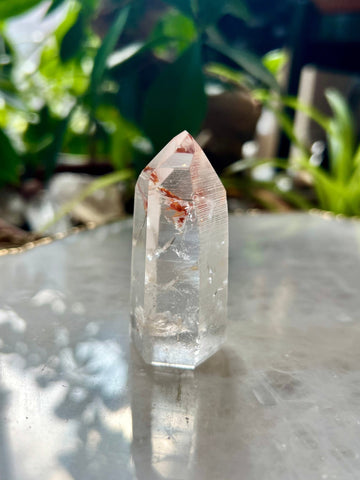 Grade AAA Fire Lemurian Towers with Barcodes, Phoenix Energy- Semi-polished, Top Quality, LTC27, 57g