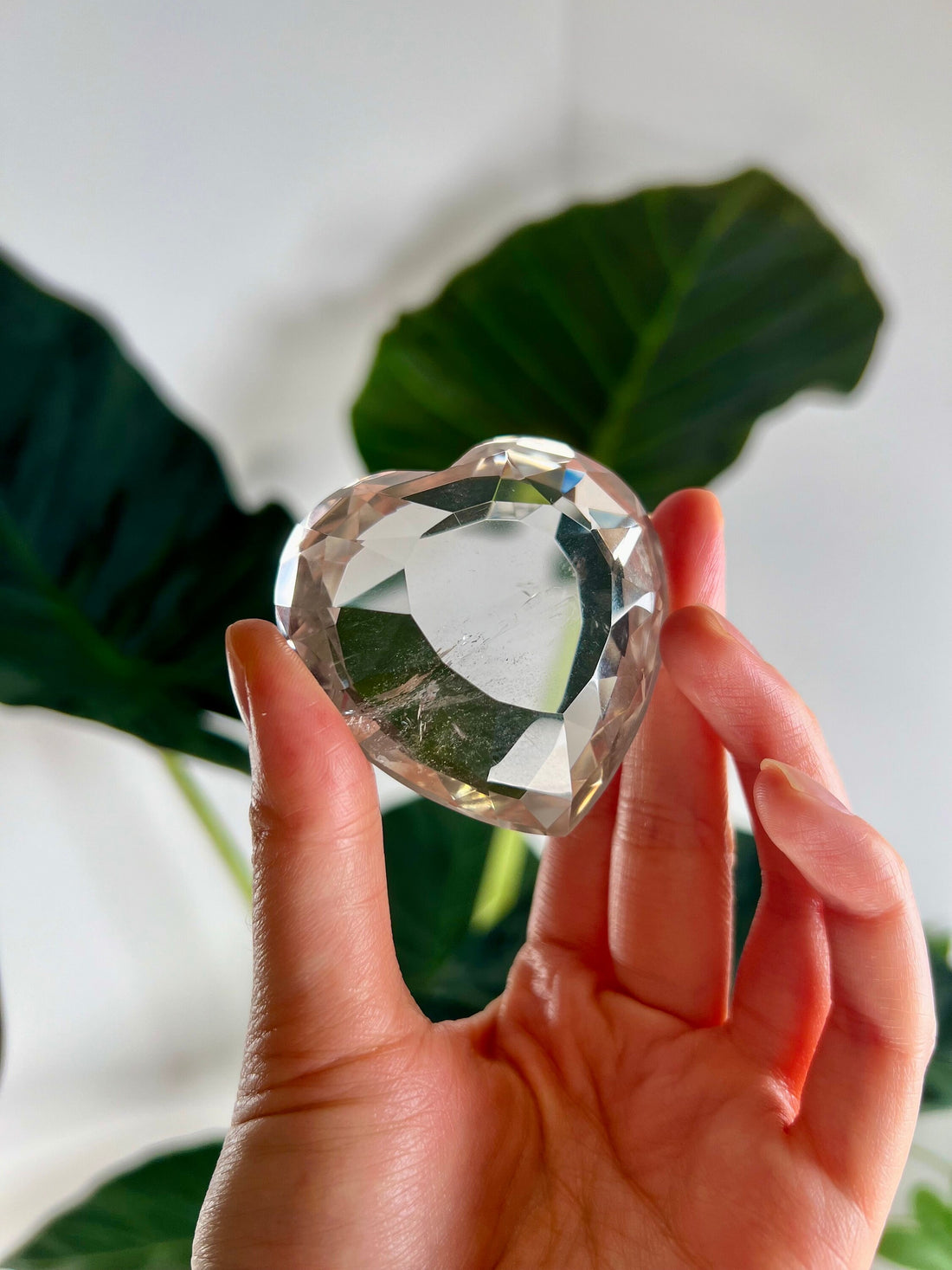 Grade AAA Faceted Lemurian Heart Crystal - Healing, Chakra, Manifestation Stone LHH14,99g