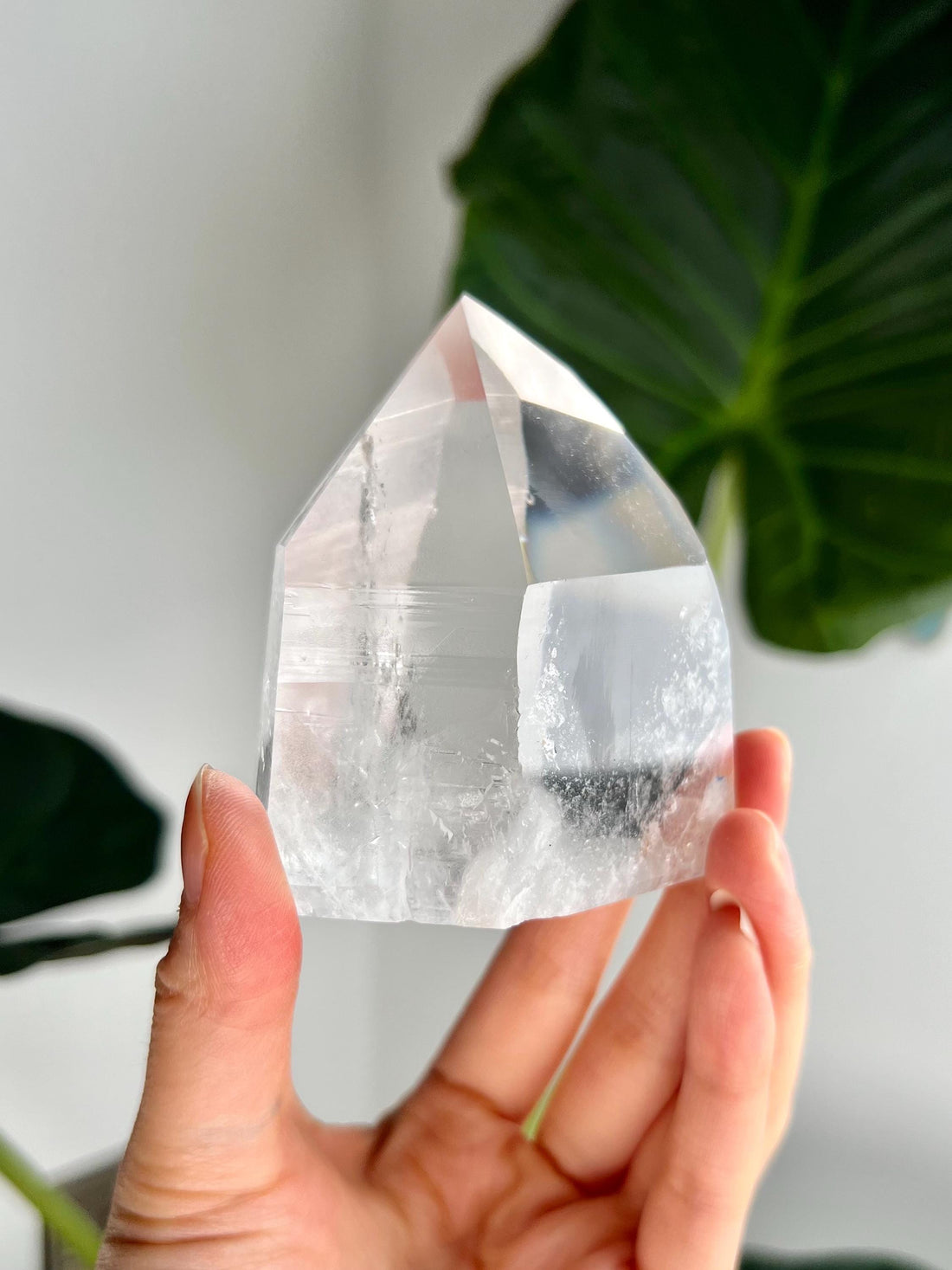 Grade AAA Lemurian Tower with Barcodes - Semi-polished, Top Quality, from Sento Se Bahia LTC42, 265g