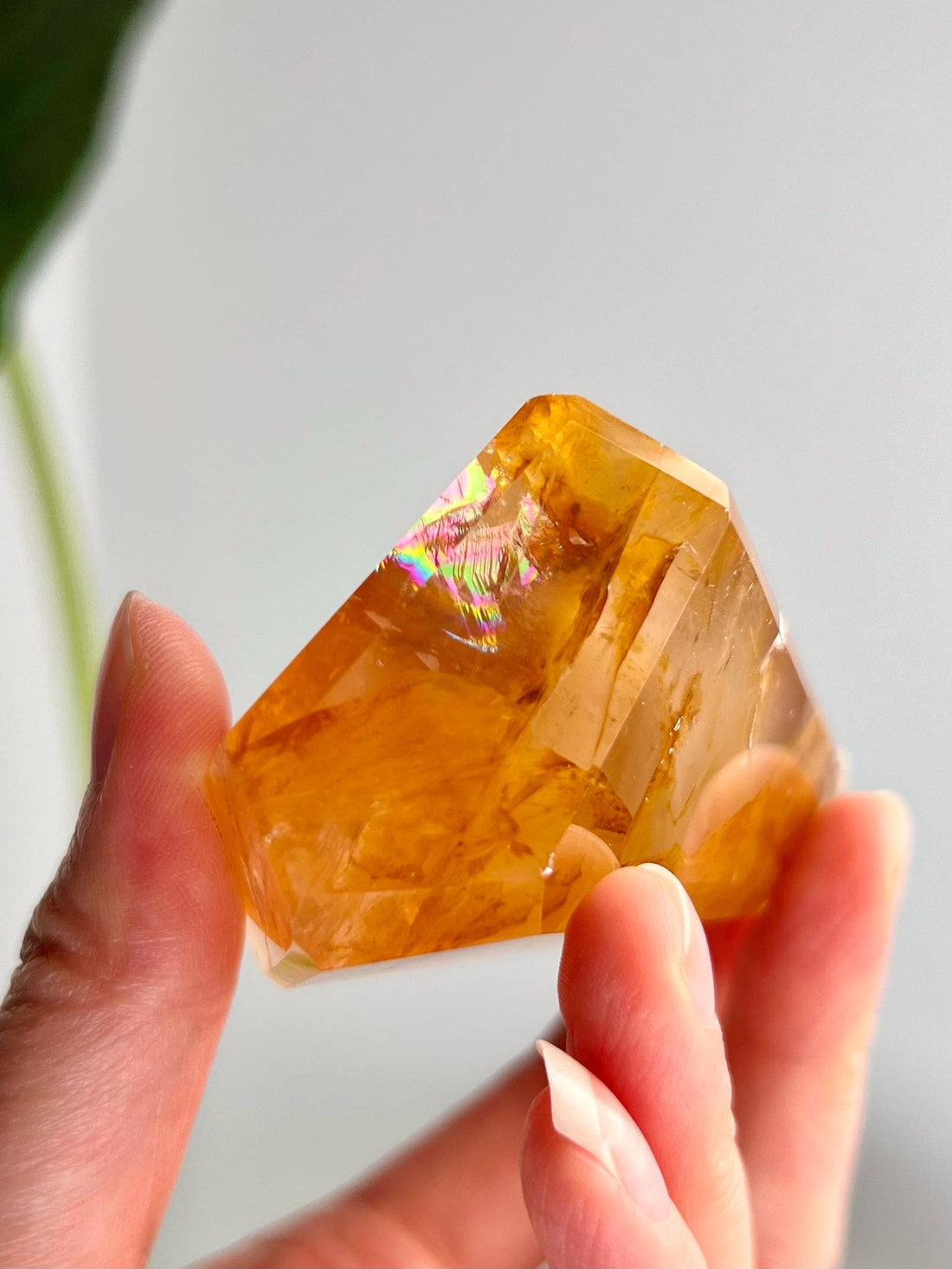 Grade AAA Golden Healer Rose Quartz Freeform with Rainbows - A Celestial Beacon of Love and Healing, GRC61, 146g