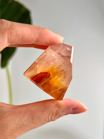 Grade AAA Golden Healer Rose Quartz Freeform - A Celestial Beacon of Love and Healing, GRC64, 71g