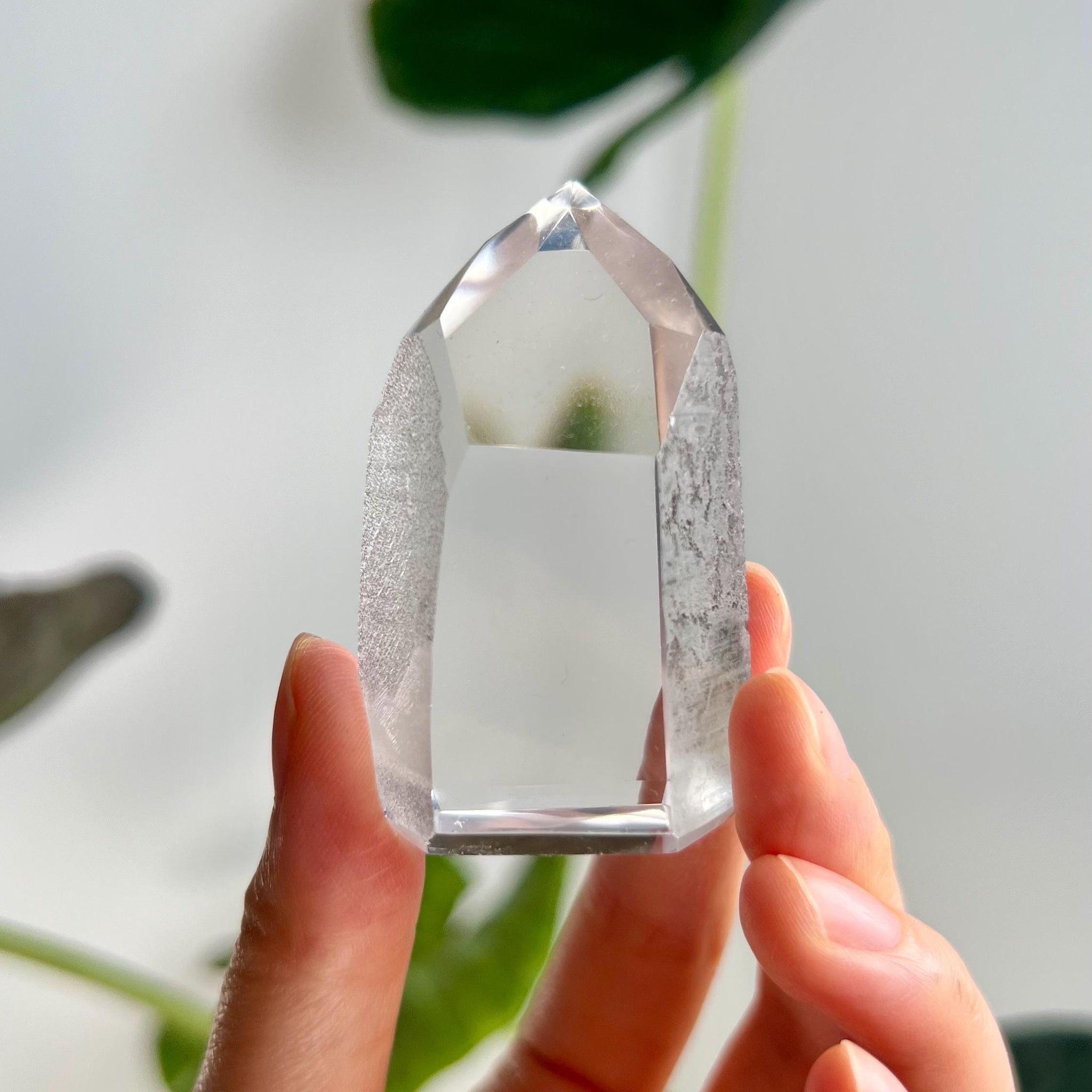 Grade AAA Lemurian Tower with Barcodes  - Semi-polished, Top Quality, from Sento Se Bahia LTC52, 86g