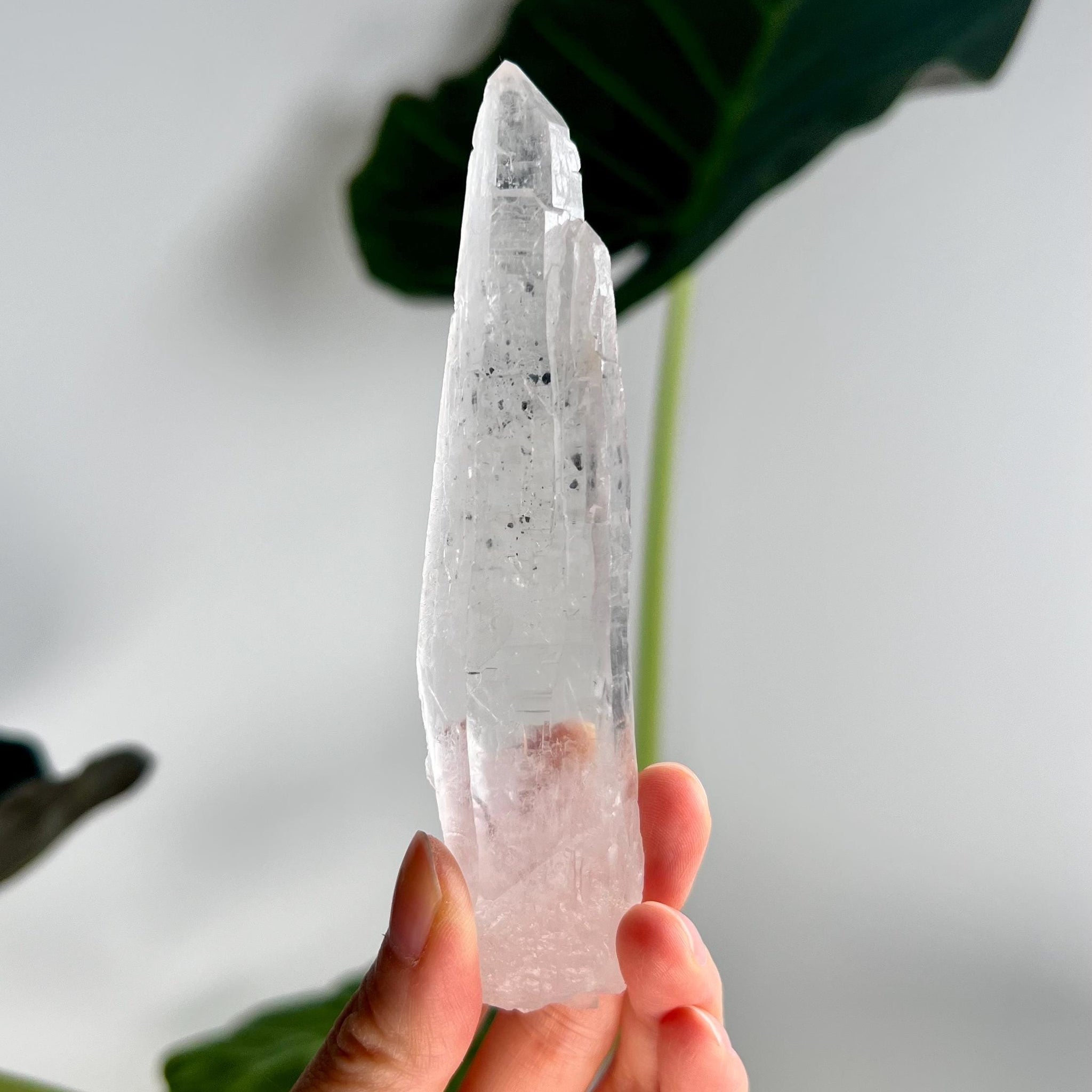 Grade AAA Singing Laser Cathedral Quartz with Hematite from Batatal, Diamantina - High Vibration Healing Crystal,  SLH33, 88g