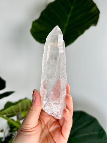 Grade AAA Natural Laser Quartz with Rainbow and Unique "Daisy Birthmark" - from Batatal, Diamantina- SLH44, 164g