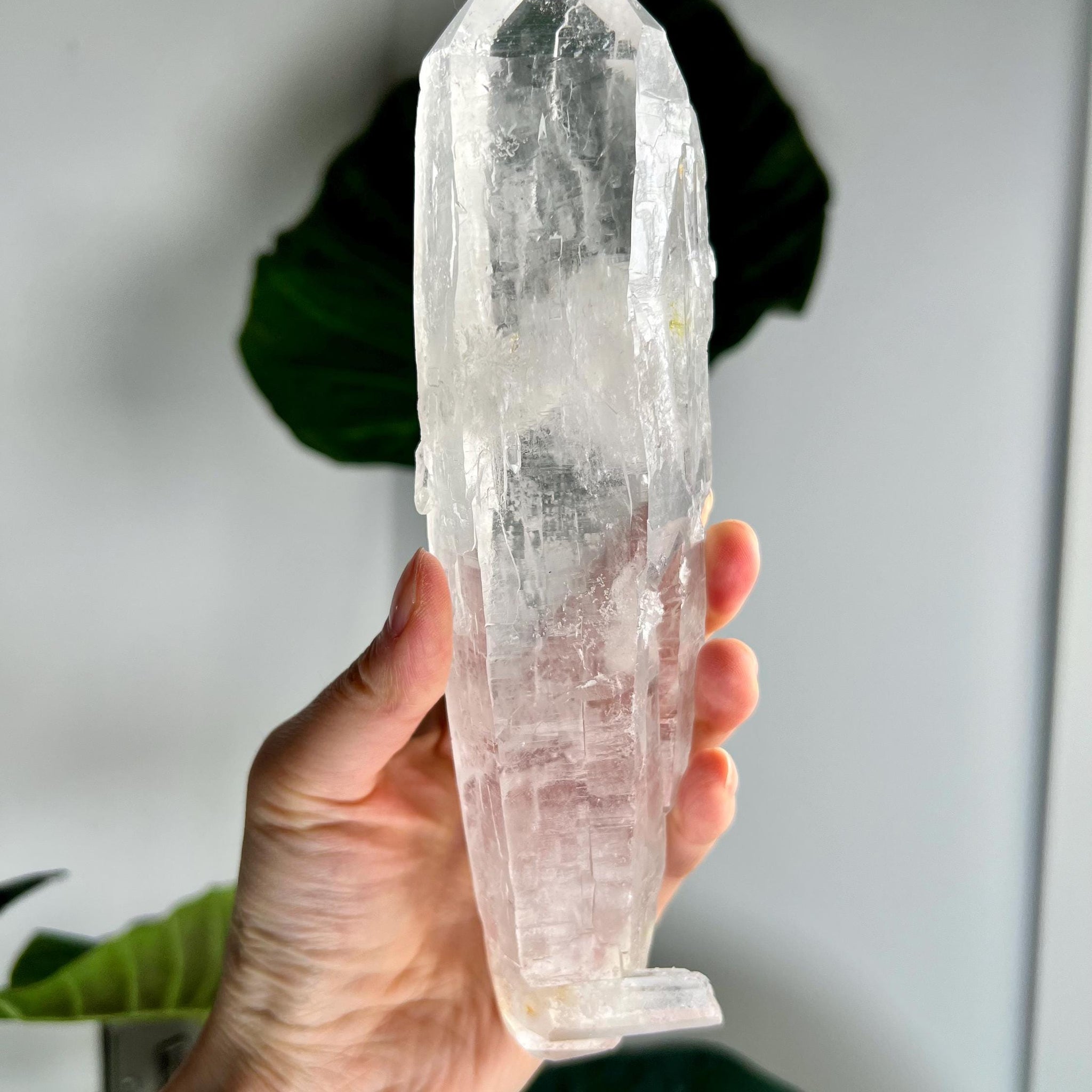 Rare Grade AAA Natural Double-Terminated Faden Laser Quartz with Penetration & Manifestation - 491g, SLH51