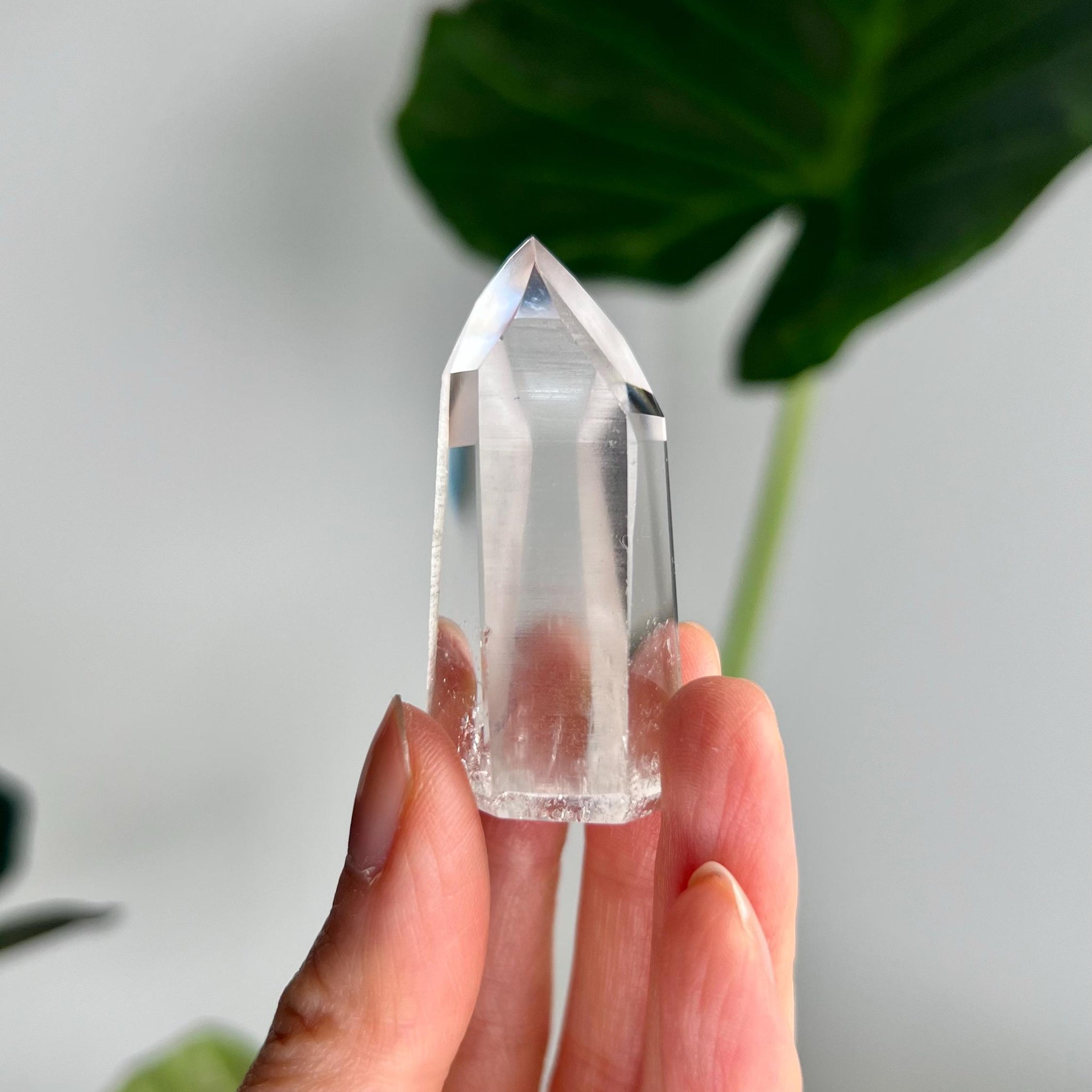 Grade AAA Lemurian Tower with Barcodes - Semi-polished, Top Quality, from Sento Se Bahia LTC64, 36g