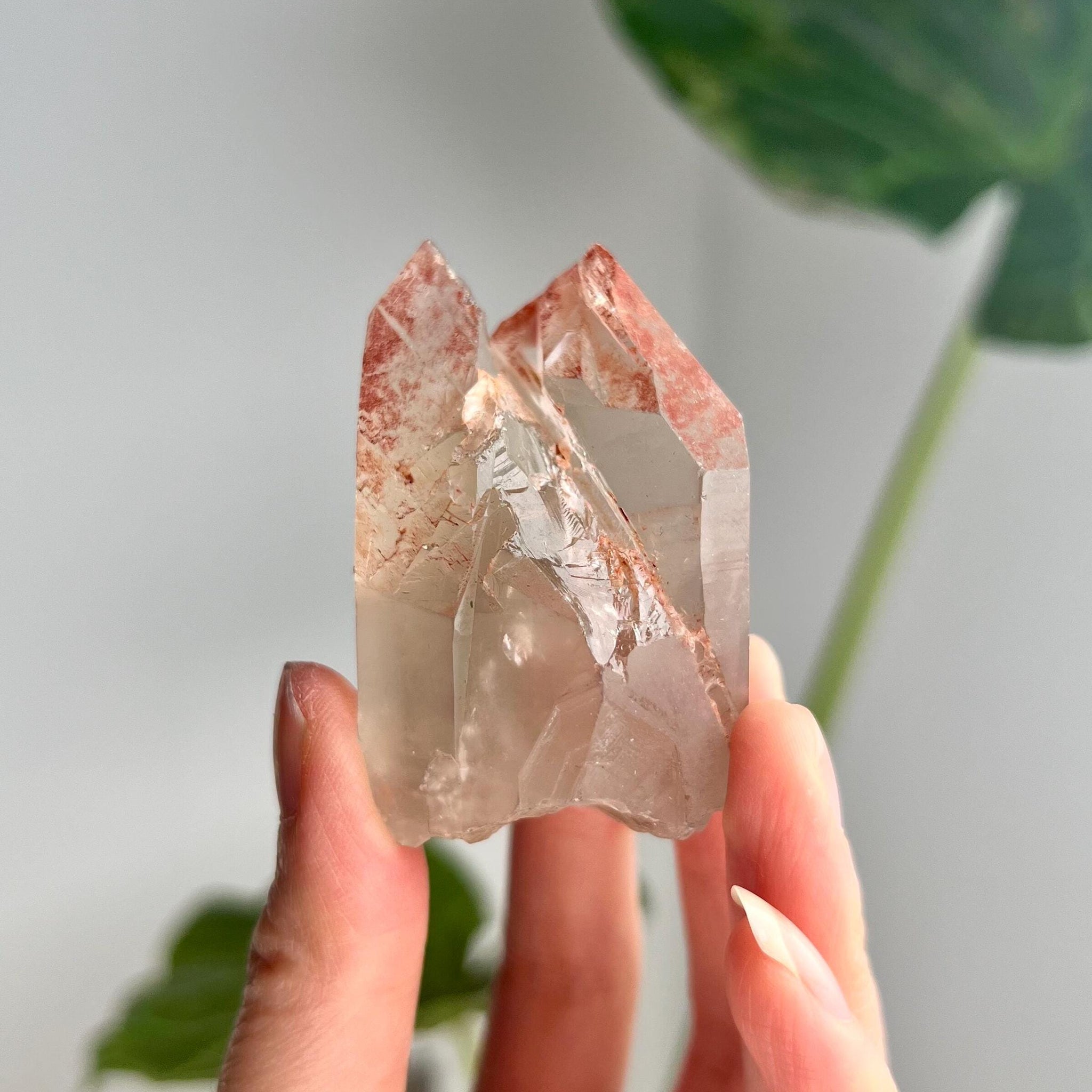 Grade A Golden Healer Lemurian Quartz, Shift Quartz, with Record Keepers from Serra do Cabral, Brazil, GSL18, 85g