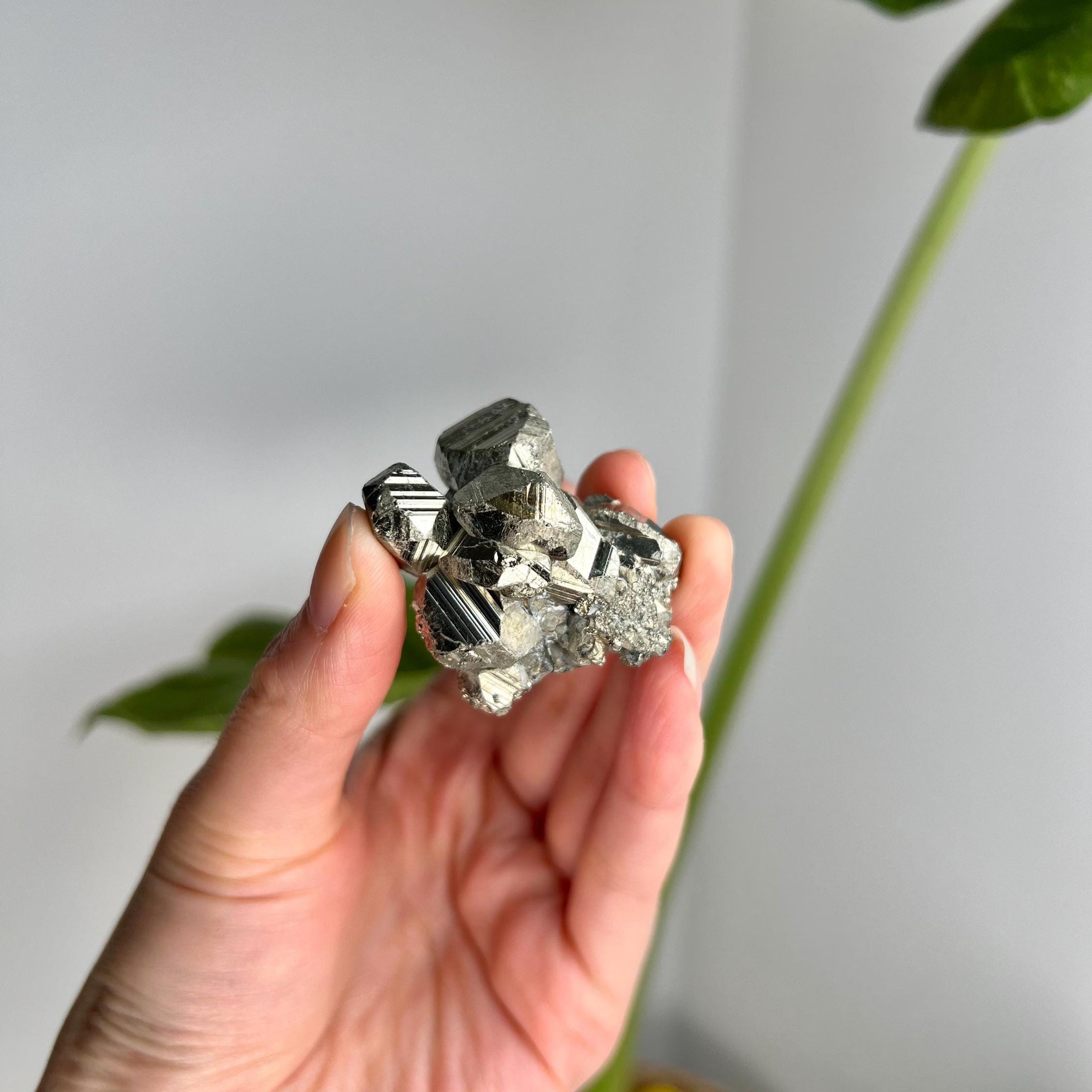 Grade A+ Natural Pyrite from Peru – Protection Stone, Solar Plexus, Wealth Manifestation PRP13, 58g
