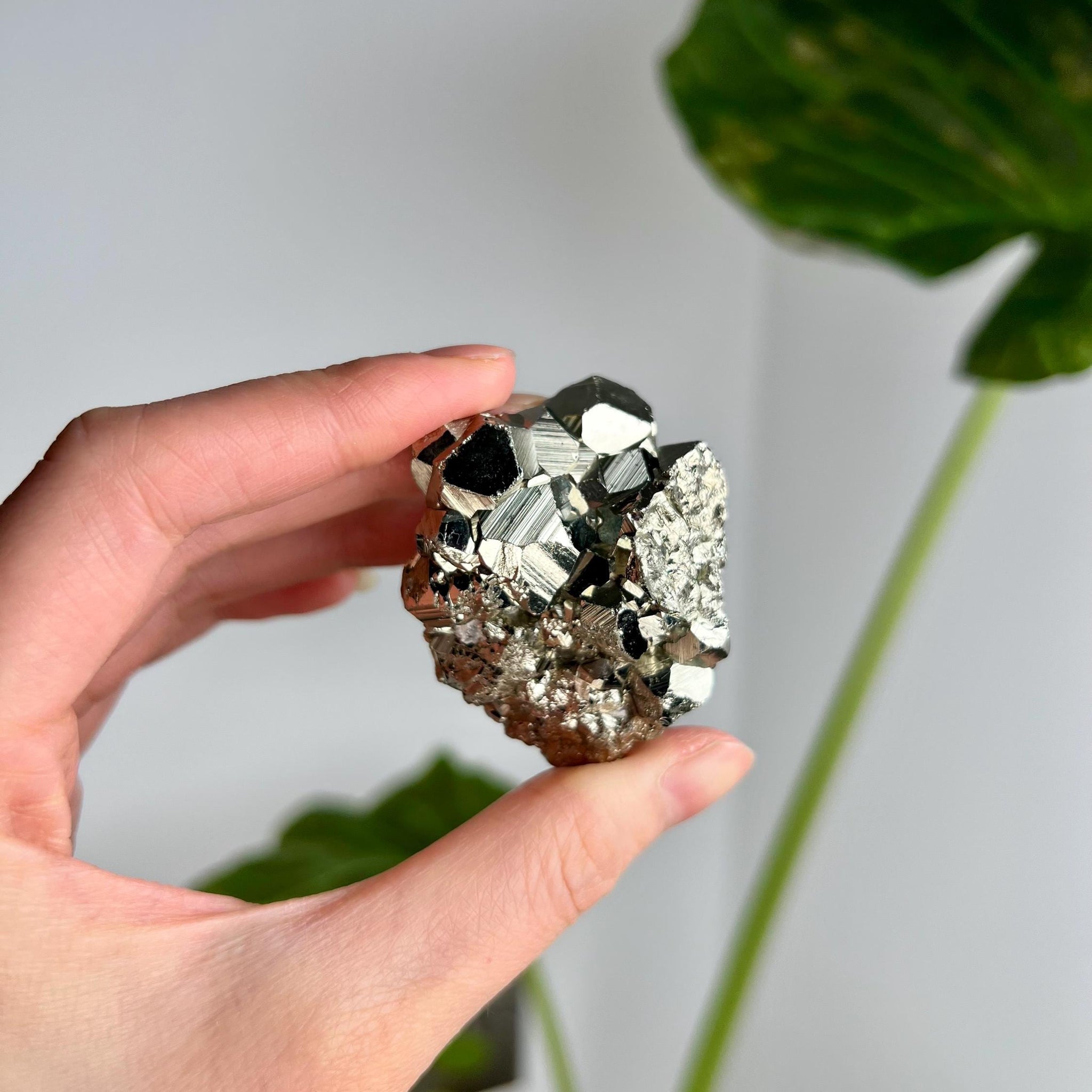 Grade AA Natural Pyrite from Peru – Protection Stone, Solar Plexus, Wealth Manifestation PRP16, 88g