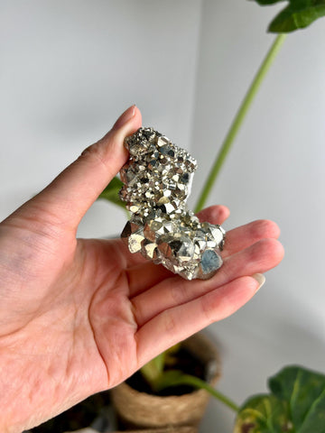 Grade AA Natural Pyrite from Peru – Protection Stone, Solar Plexus, Wealth Manifestation PRP33, 165g