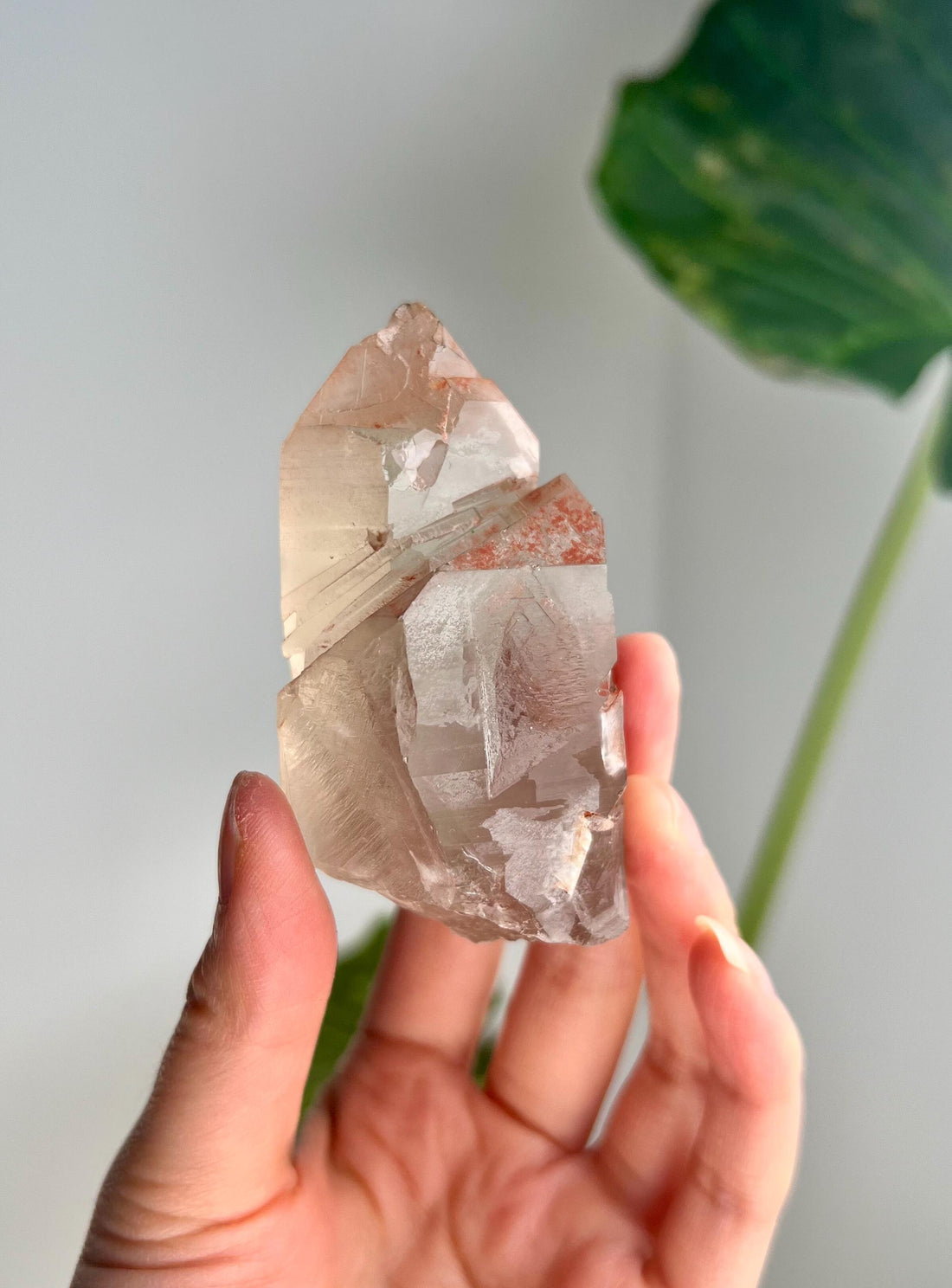 Grade A Golden Healer Lemurian Quartz, Shift Quartz, with Record Keepers and Rainbow from Serra do Cabral, Brazil, GSL15, 144g