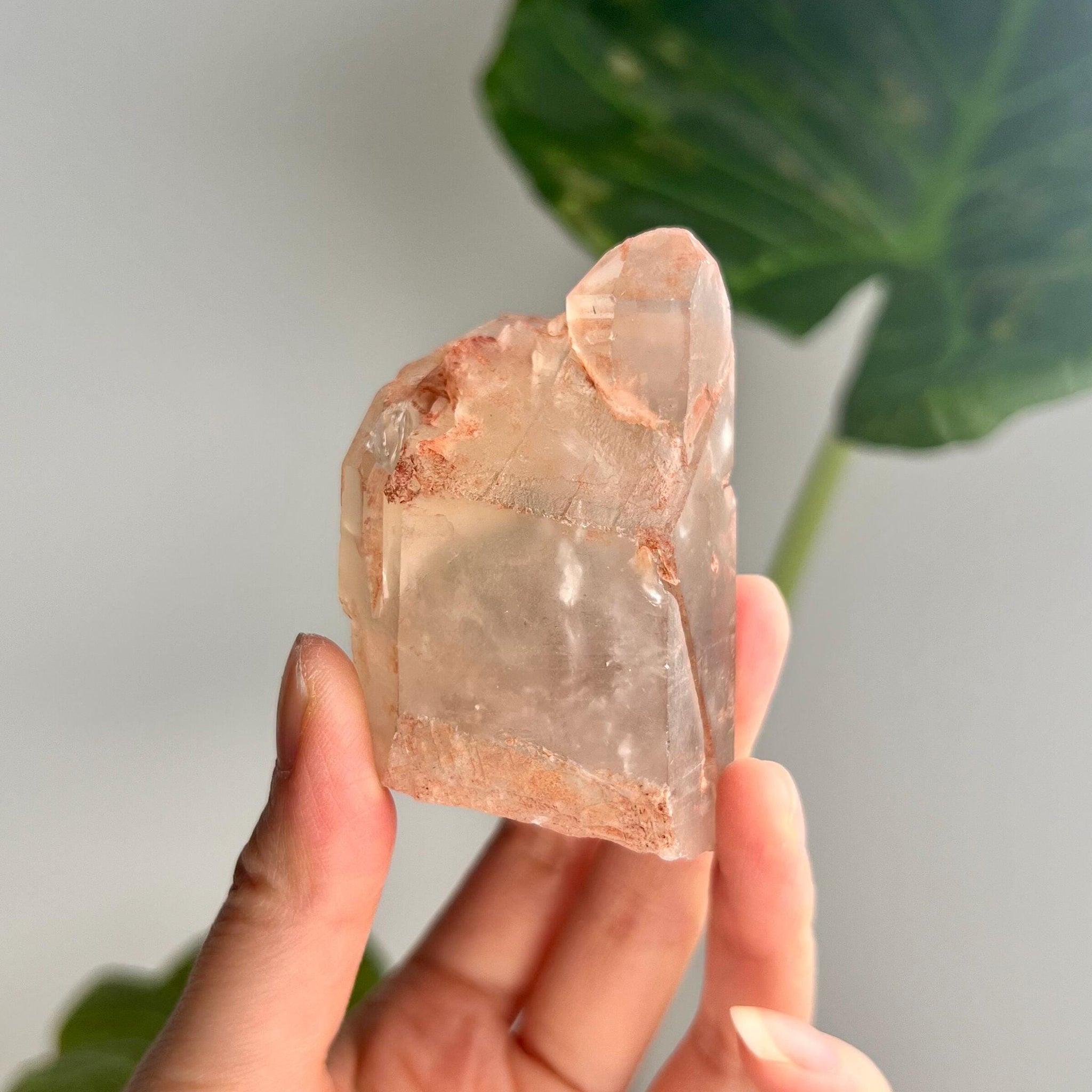 Grade A Unique Golden Healer Lemurian Quartz, Shift Quartz, from Serra do Cabral, Brazil, GSL19, 137g
