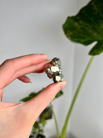 Grade AA Natural Pyrite from Peru – Protection Stone, Solar Plexus, Wealth Manifestation PRP14, 34g