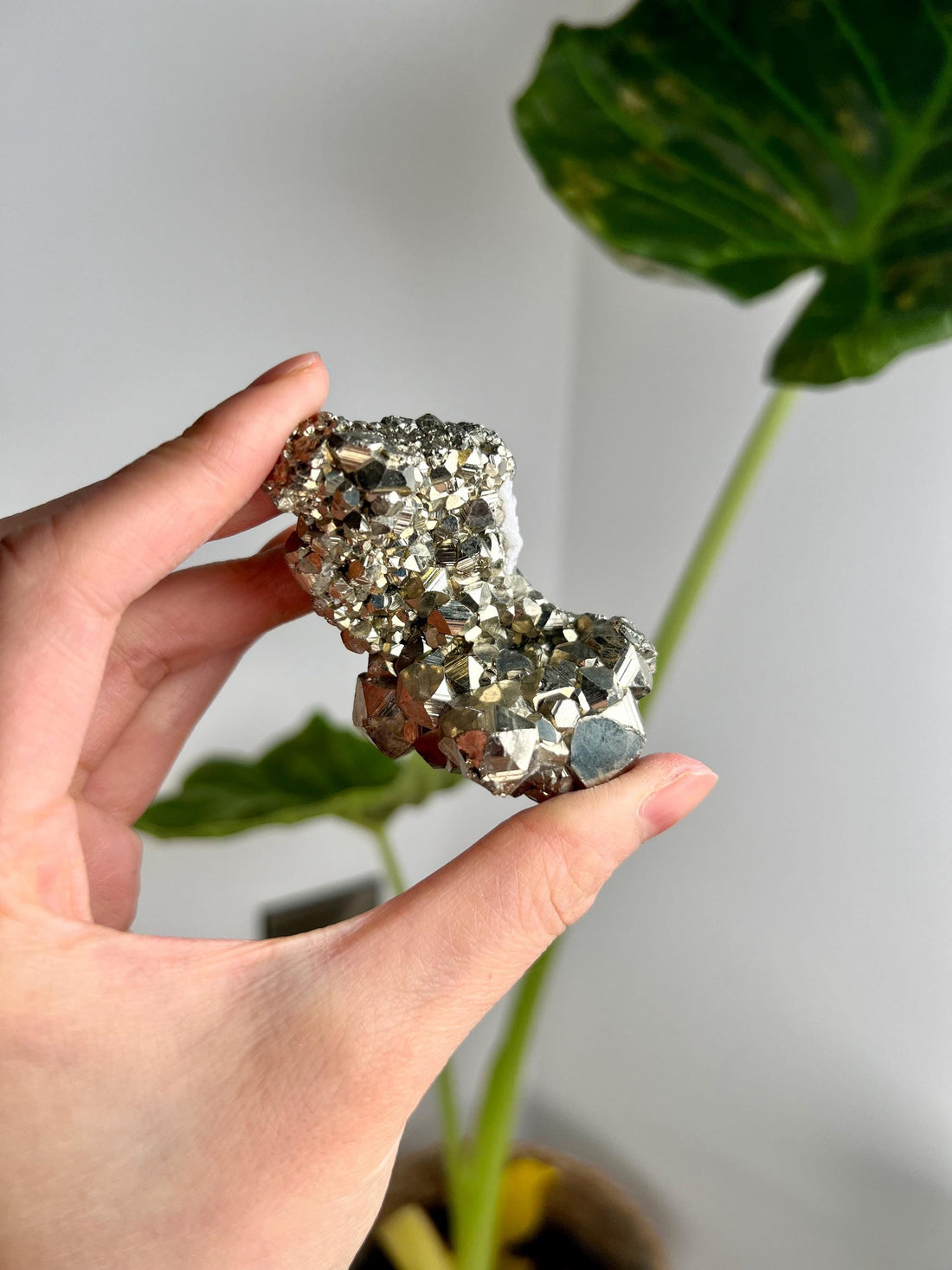 Grade AA Natural Pyrite from Peru – Protection Stone, Solar Plexus, Wealth Manifestation PRP33, 165g