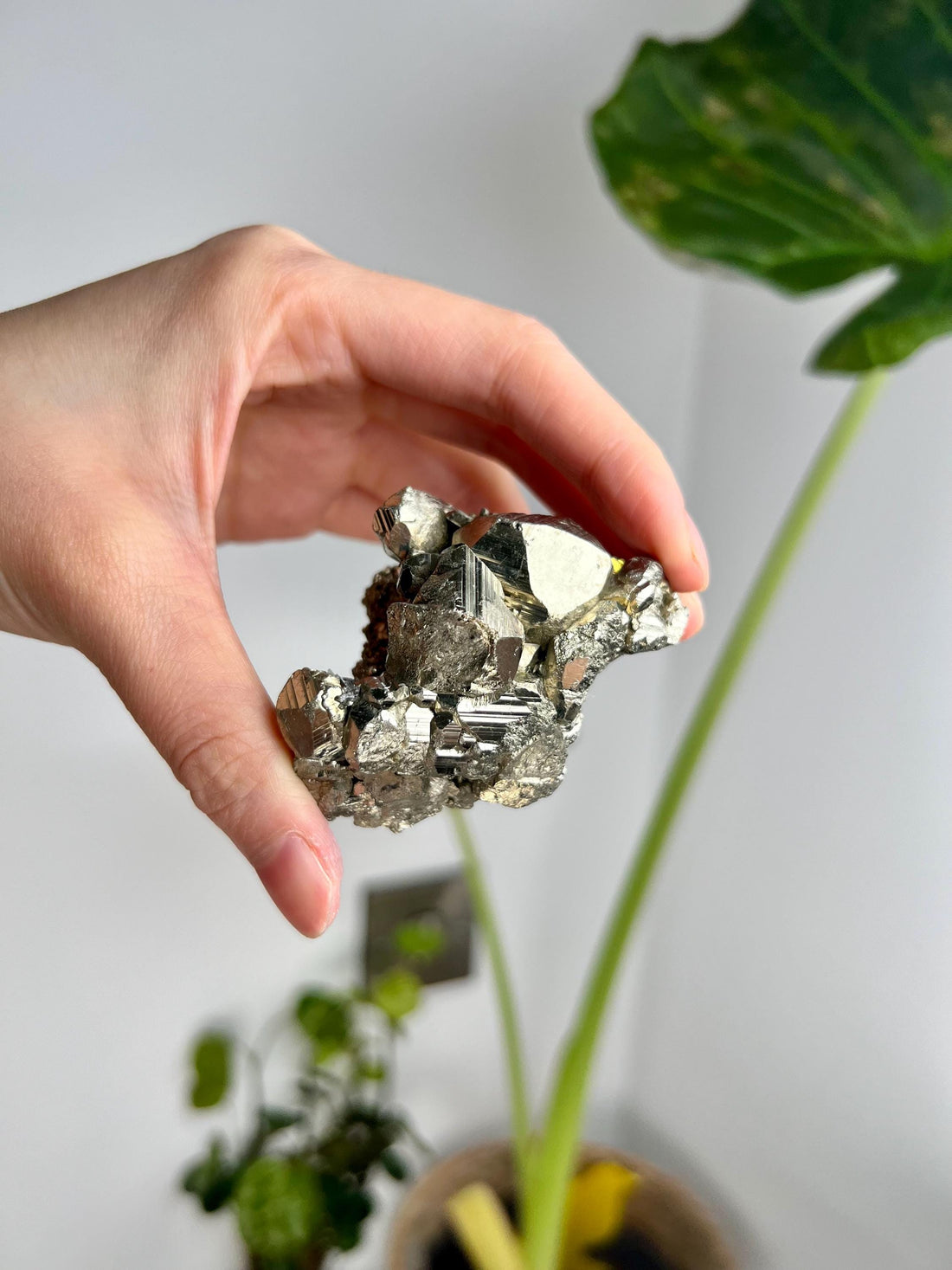 Grade AA Natural Pyrite from Peru – Protection Stone, Solar Plexus, Wealth Manifestation PRP36, 190g