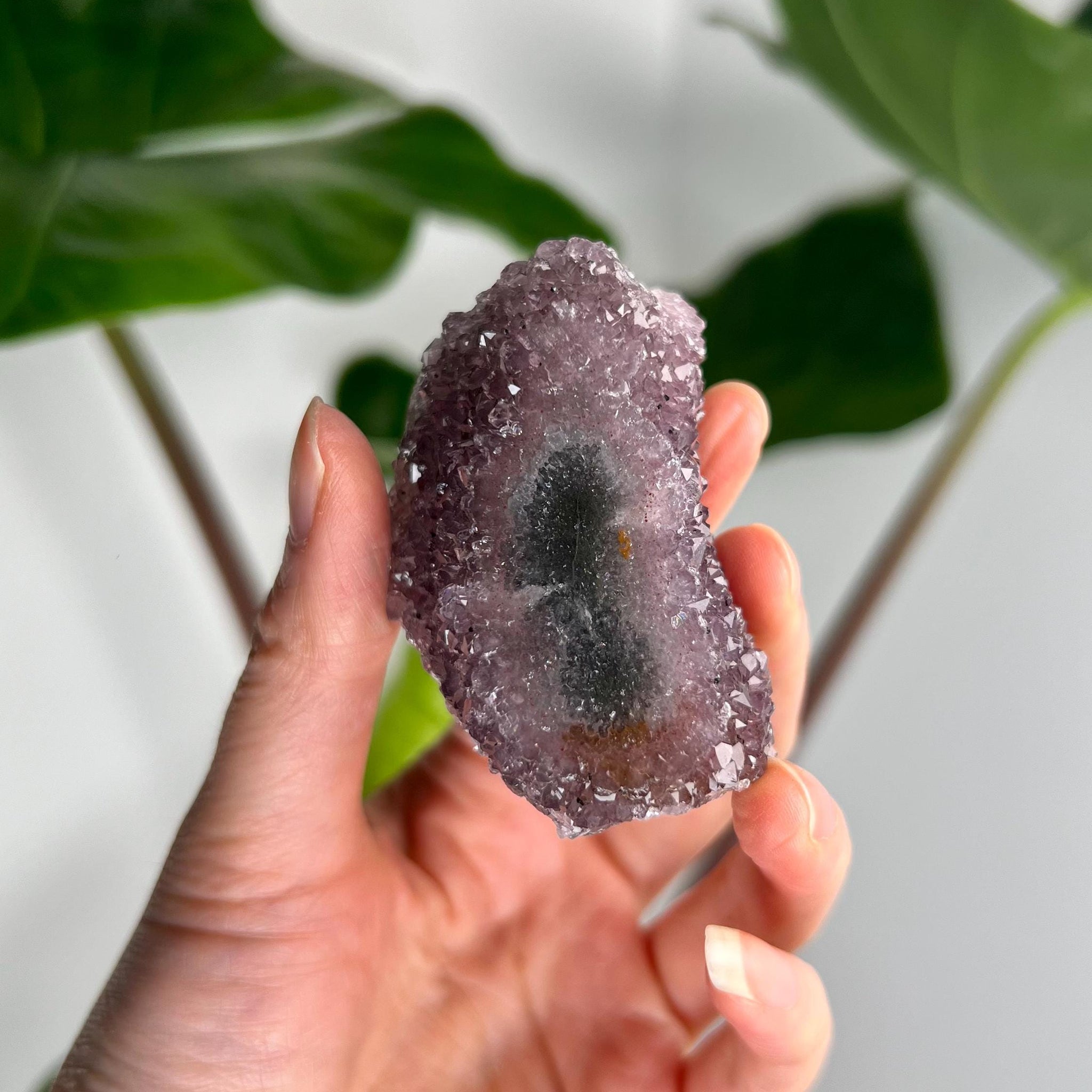 Grade A Natural Amethyst Flower Stalactite from Uruguay – Unique Formation, High-Energy Healing Crystal - US18, 94g