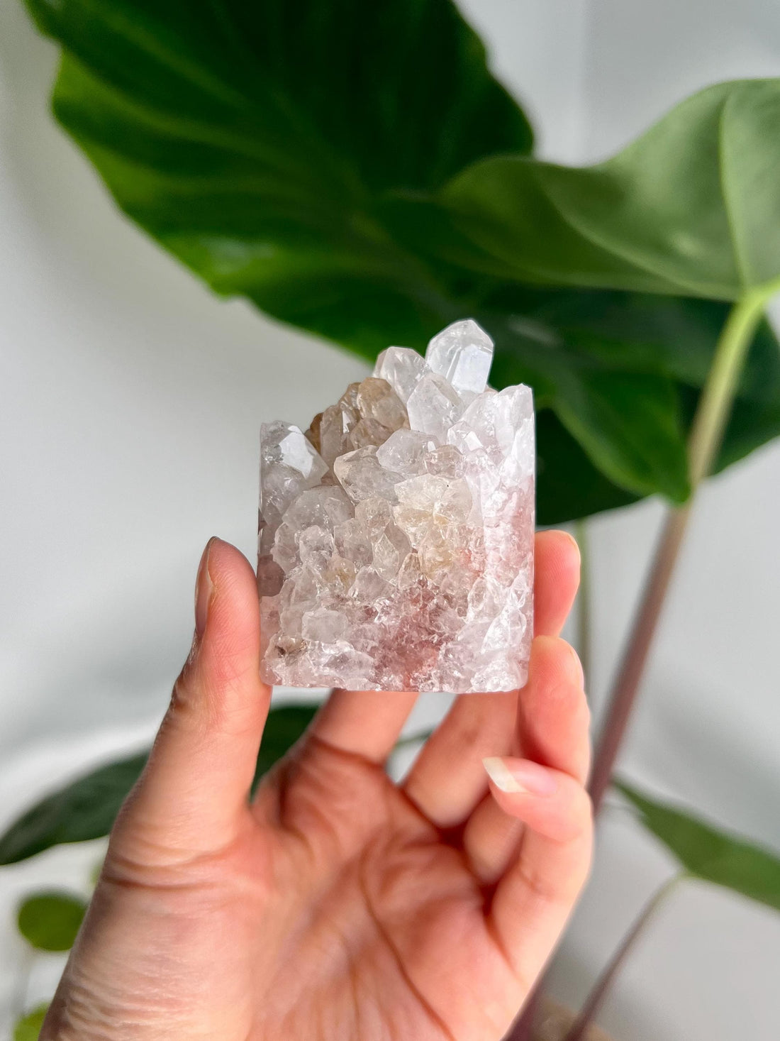 Grade AA Natural Pink Amethyst Geode Cutbase  - The Gem of Healing and Feminine Grace PCG24, 138g
