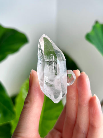 Grade AA 100% Natural Double-Terminated Lemurian -  from South Serra do Cabral Region, LPS37, 40g