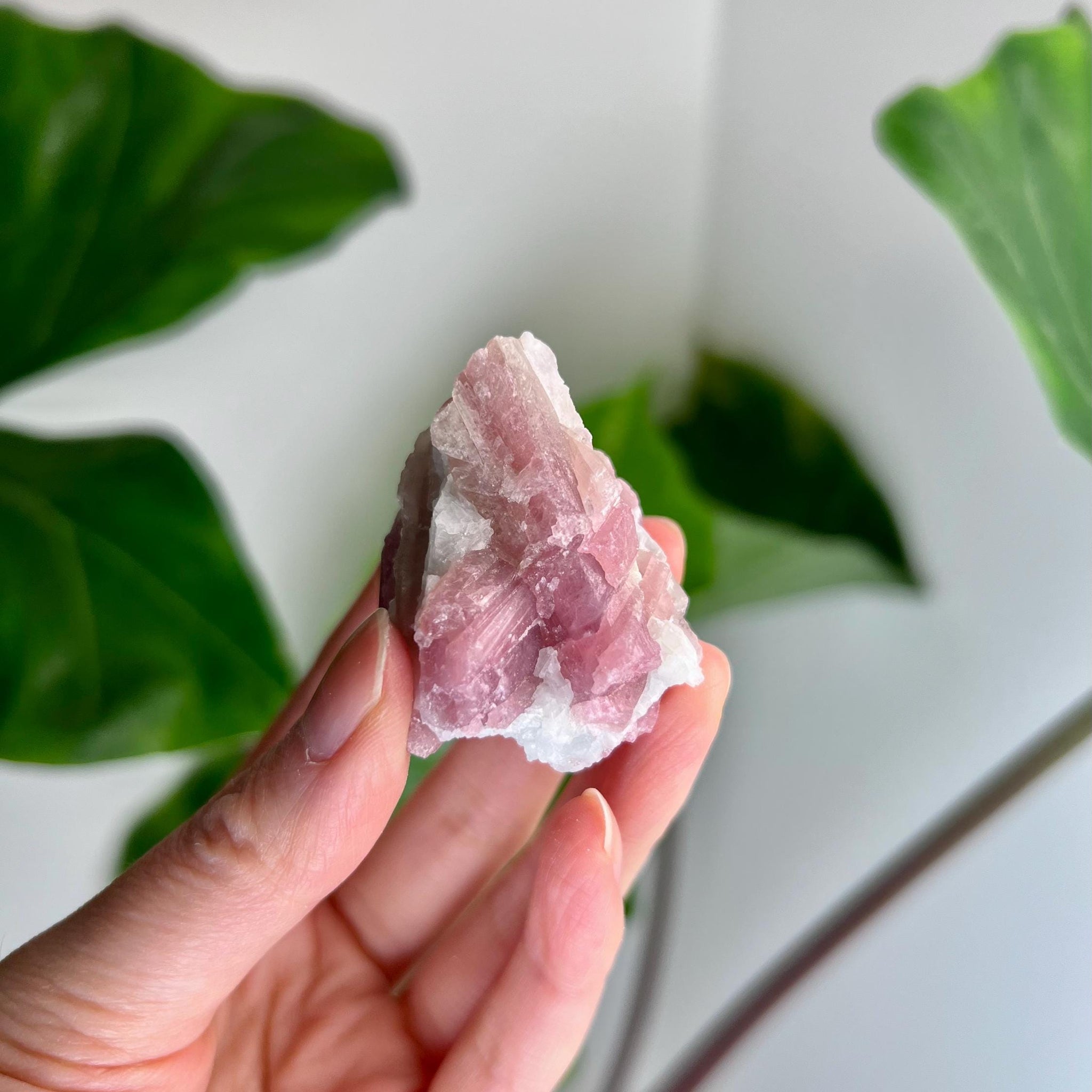 Grade AA Natural Pink Tourmaline on Aquamarine,A Harmonious Blend of Love and Serenity PTC47, 49g