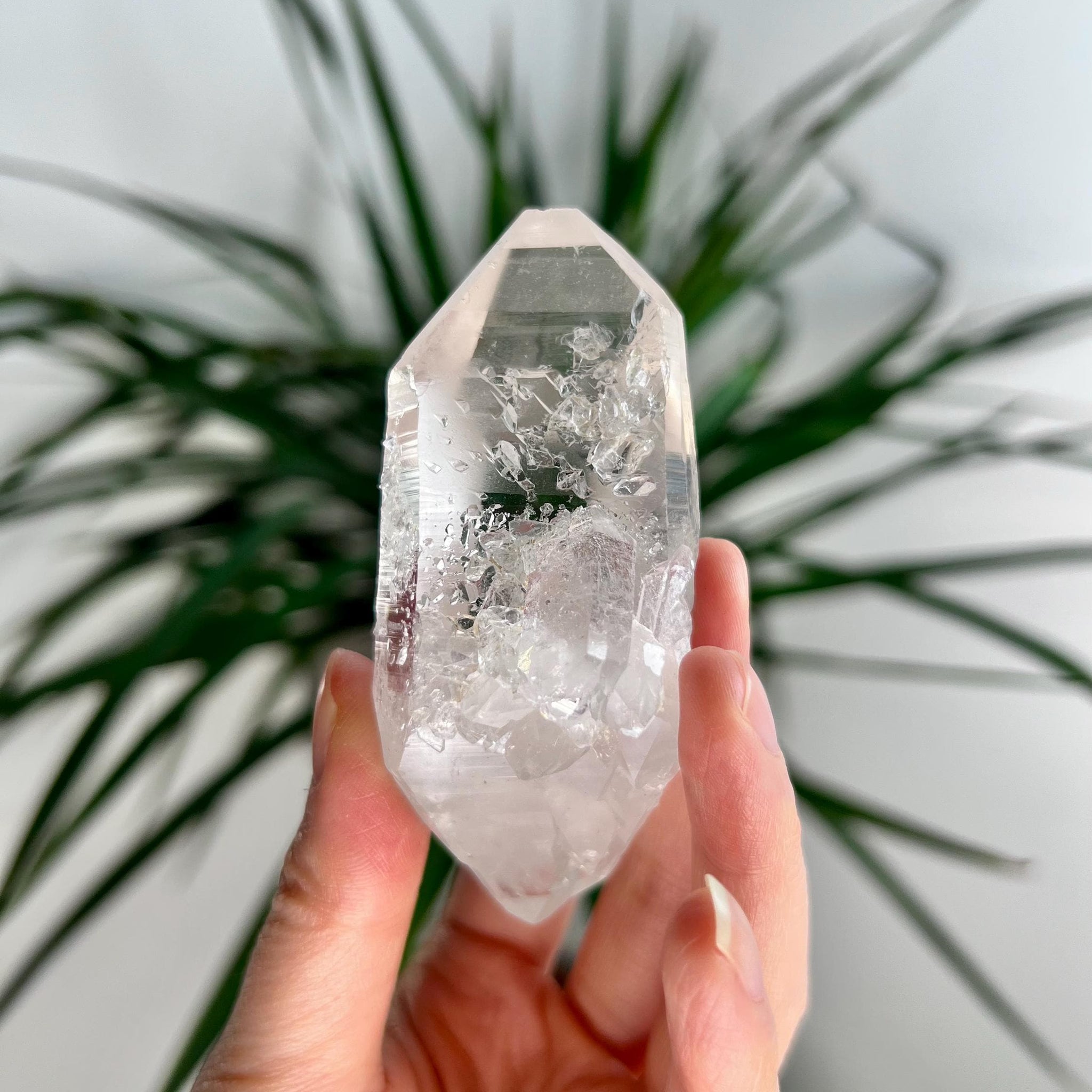 100% Natural Self-Healed Double-Terminated Lemurian, Lemurian DT -  from South Serra do Cabral Region, LPD05, 117g