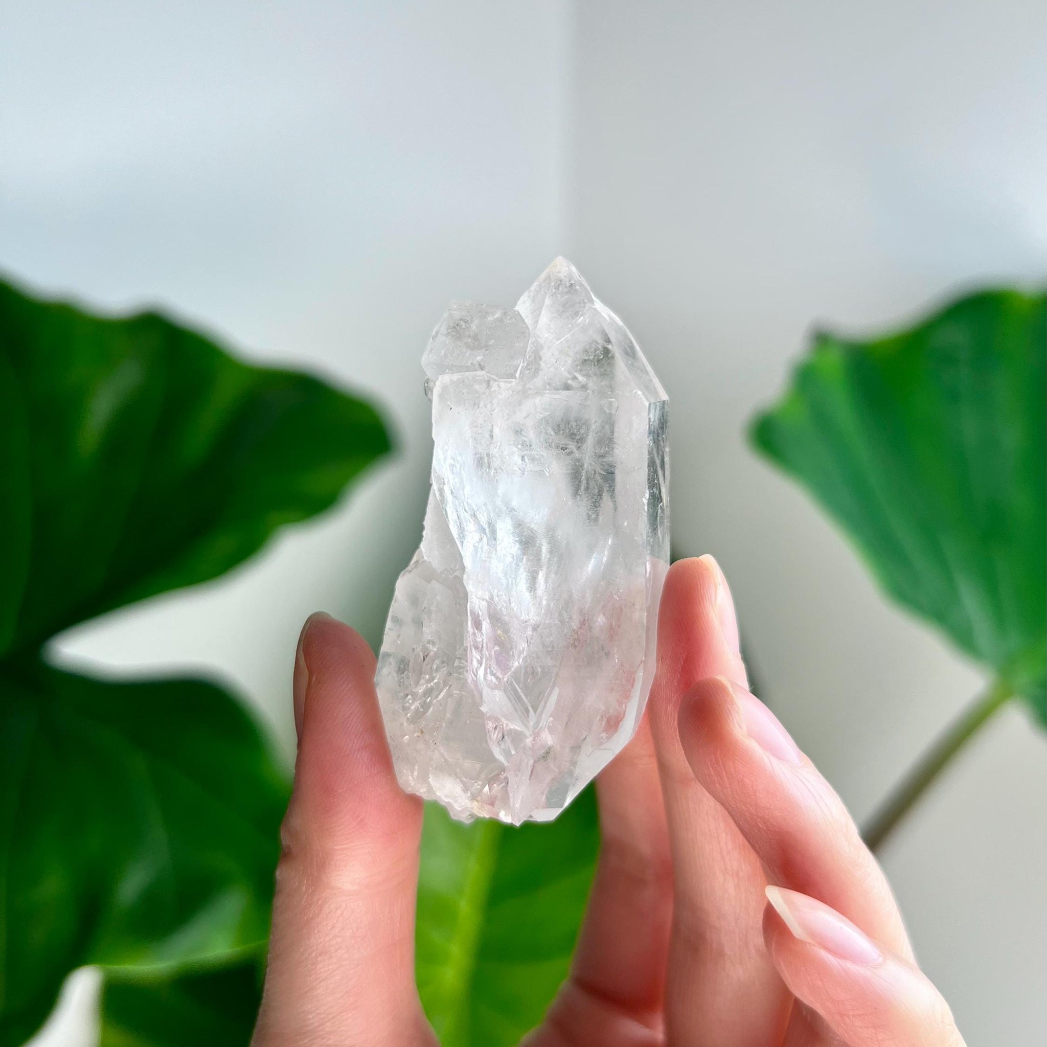 Rare 100% Natural Double-Terminated Lemurian, Unique Bridge formation -  from South Serra do Cabral Region, LPS34, 64g