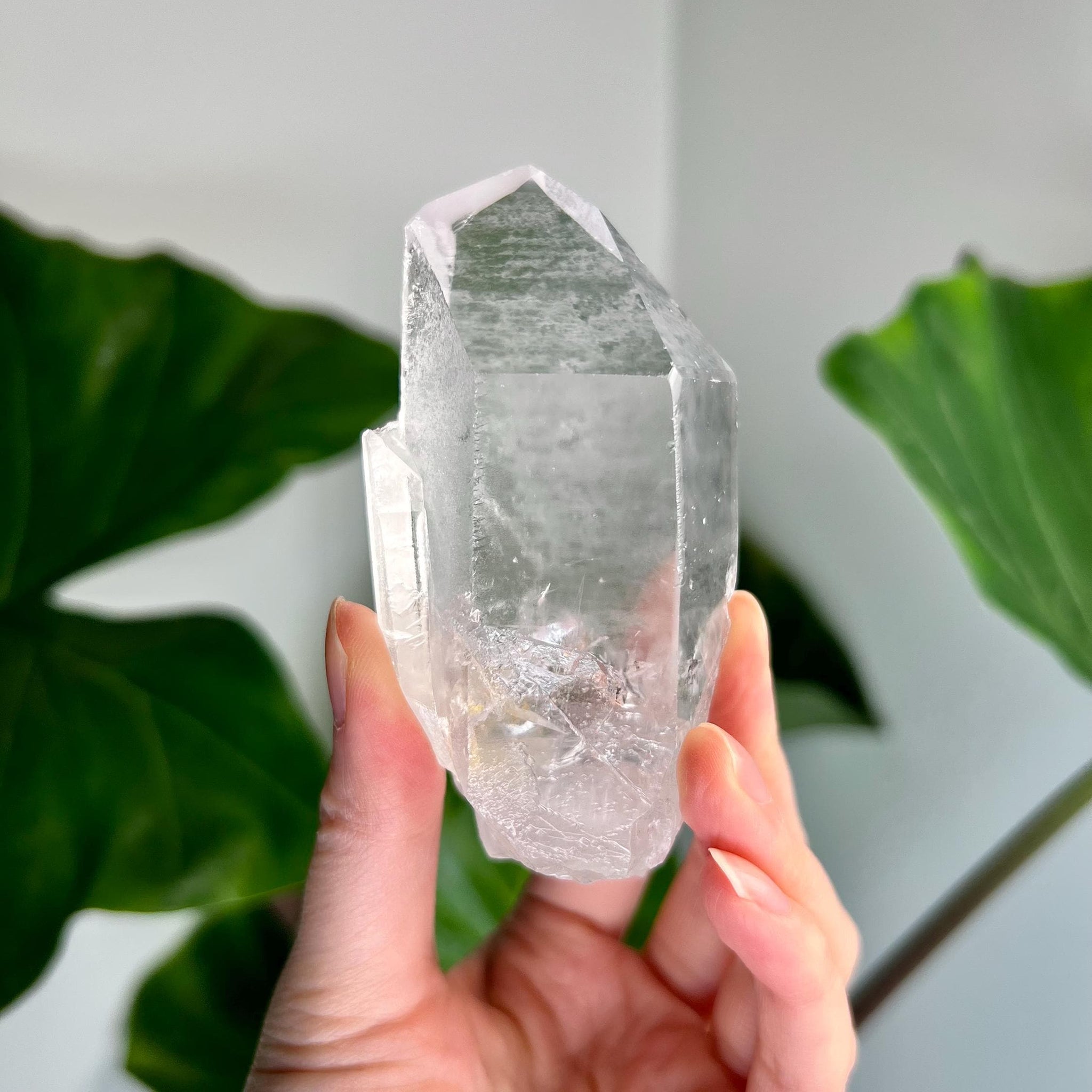 Grade AA Starbrary Quartz with inner child points  – Unique Glyphs, Record Keepers, from Tomás Gonzaga, Minas Gerais, Brazil RQG06, 193g