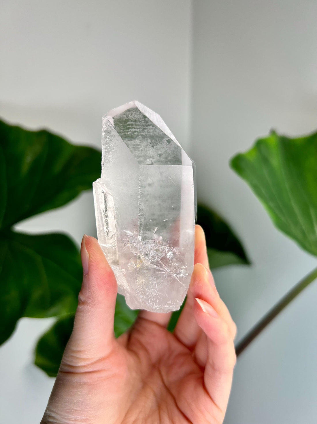 Grade AA Starbrary Quartz with inner child points  – Unique Glyphs, Record Keepers, from Tomás Gonzaga, Minas Gerais, Brazil RQG06, 193g