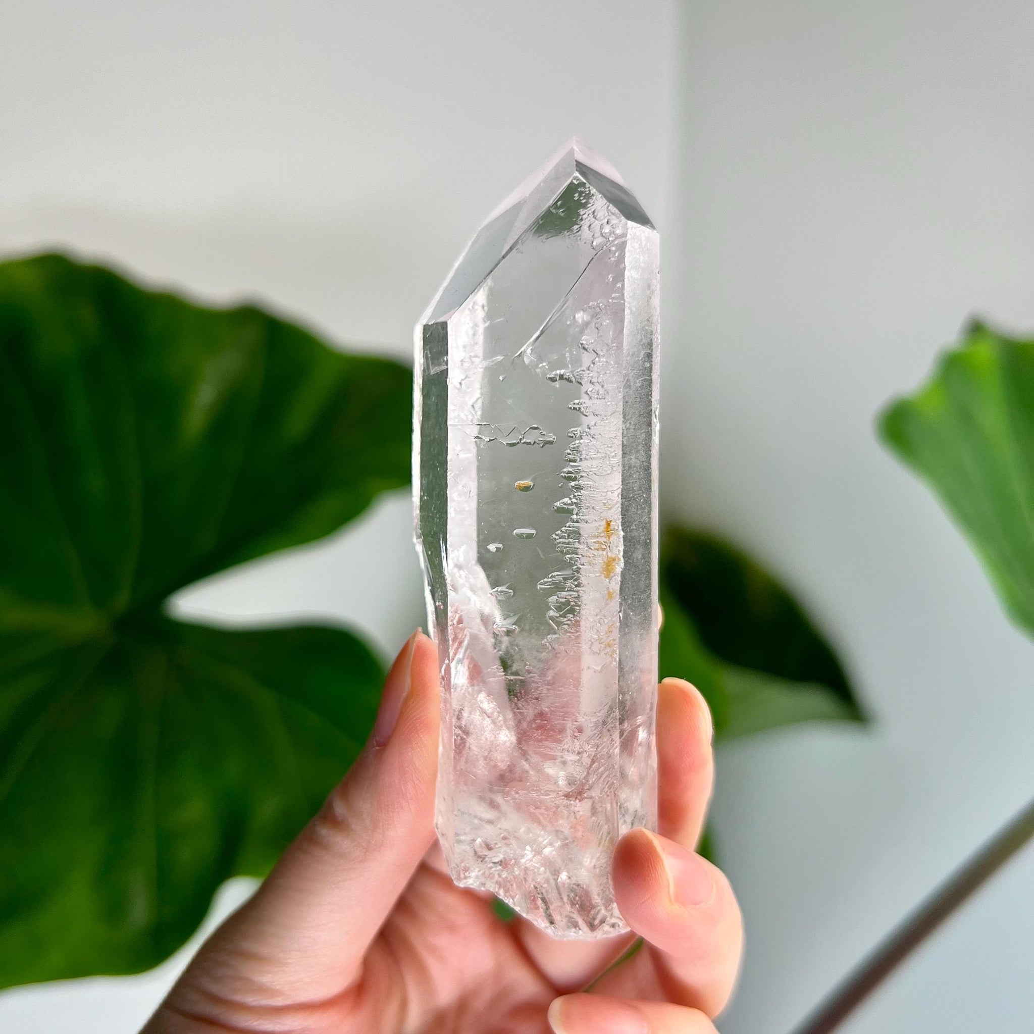 Grade AA Starbrary Quartz with Hematoid – Unique Glyphs, Record Keepers, from Tomás Gonzaga, Minas Gerais, Brazil RQG11, 130g