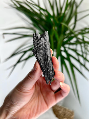 Grade A Natural Black Kyanite Crystal from Araçuaí, Minas Gerais – Hand Selected, BC22, 20g