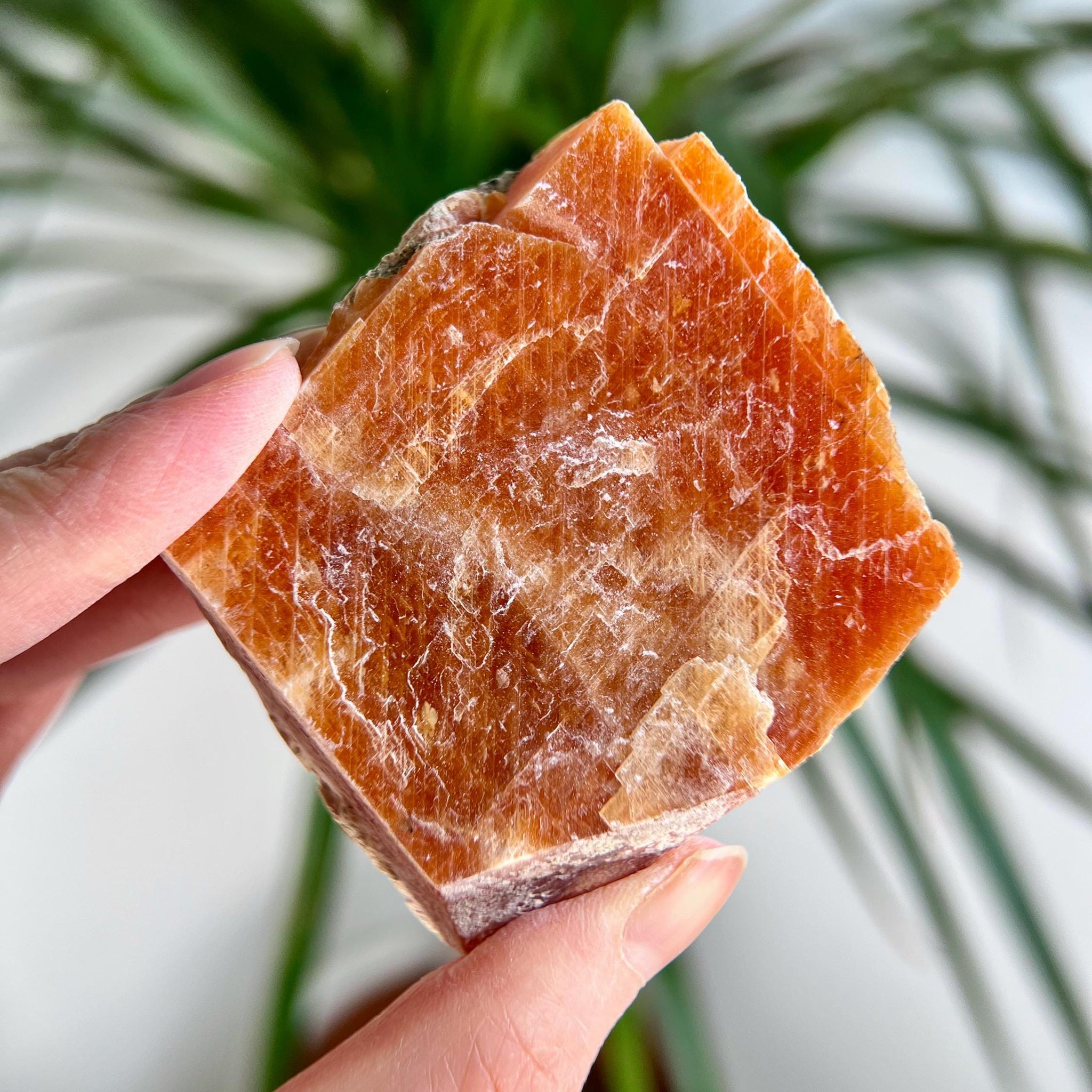 Grade A Natural Orange Calcite, Raw Crystal, Sacral, Solar Plexus Chakra, from Bahia Brazil CA09, 152g