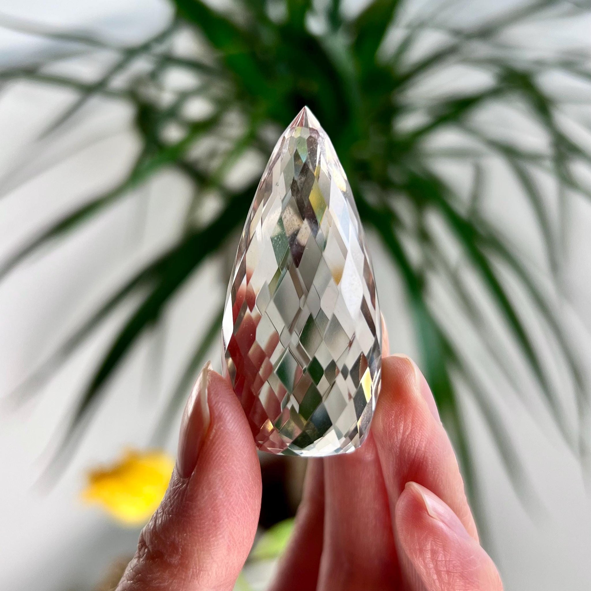Top Grade Gem Faceted Lemurian Flame - Premium Quality, Healing, and Manifestation Crystal, DFH07, 38g