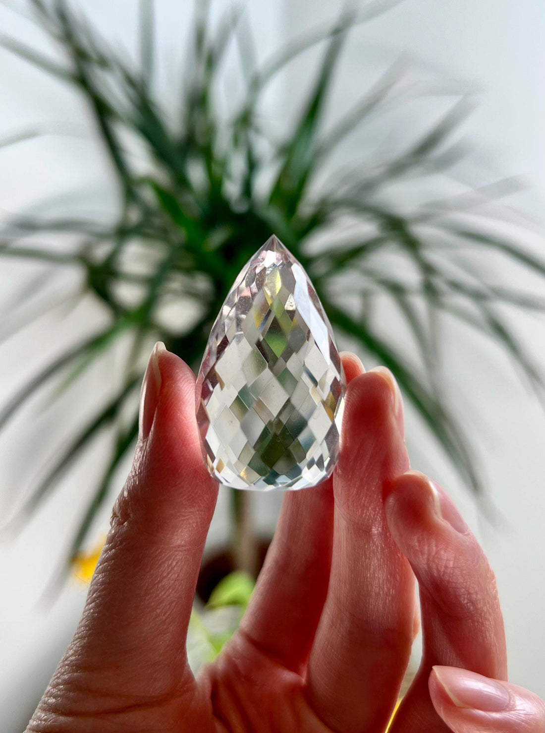 Top Grade Gem Faceted Lemurian Flame - Premium Quality, Healing, and Manifestation Crystal, DFH08, 29g