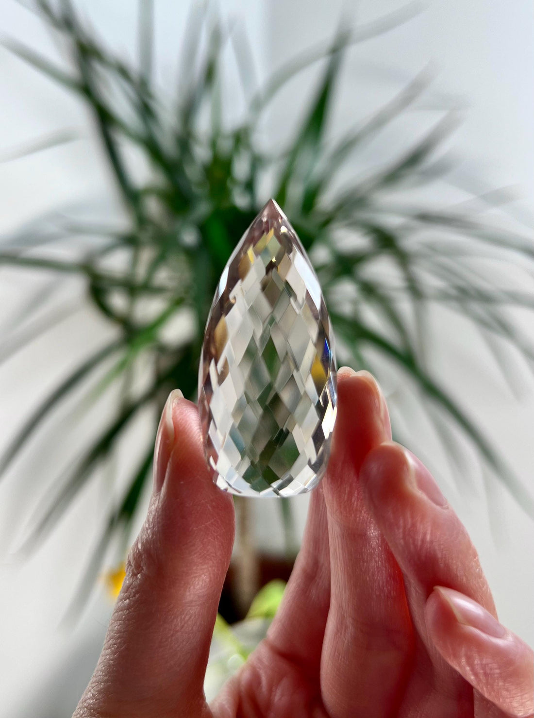 Top Grade Gem Faceted Lemurian Flame - Premium Quality, Healing, and Manifestation Crystal, DFH09, 27g