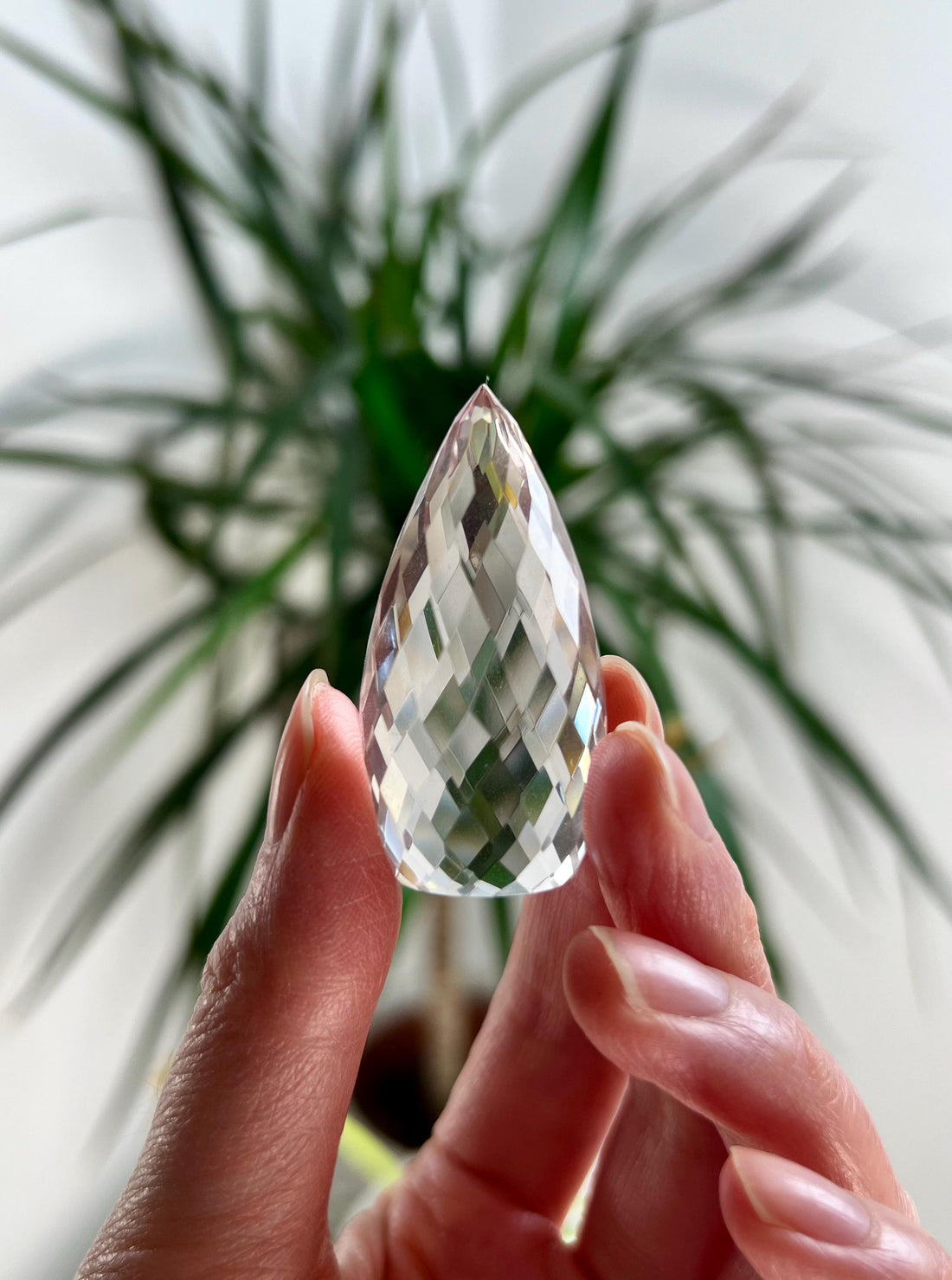 Top Grade Gem Faceted Lemurian Flame - Premium Quality, Healing, and Manifestation Crystal, DFH10, 28g