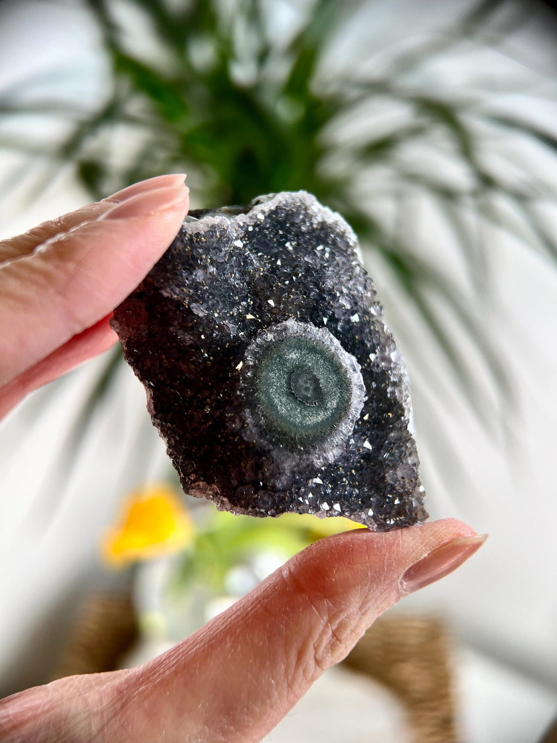 Grade A+ Natural Stalactite Druzy Crystal– Heart, Root, and Third Eye Chakra Healing, US50, 67g