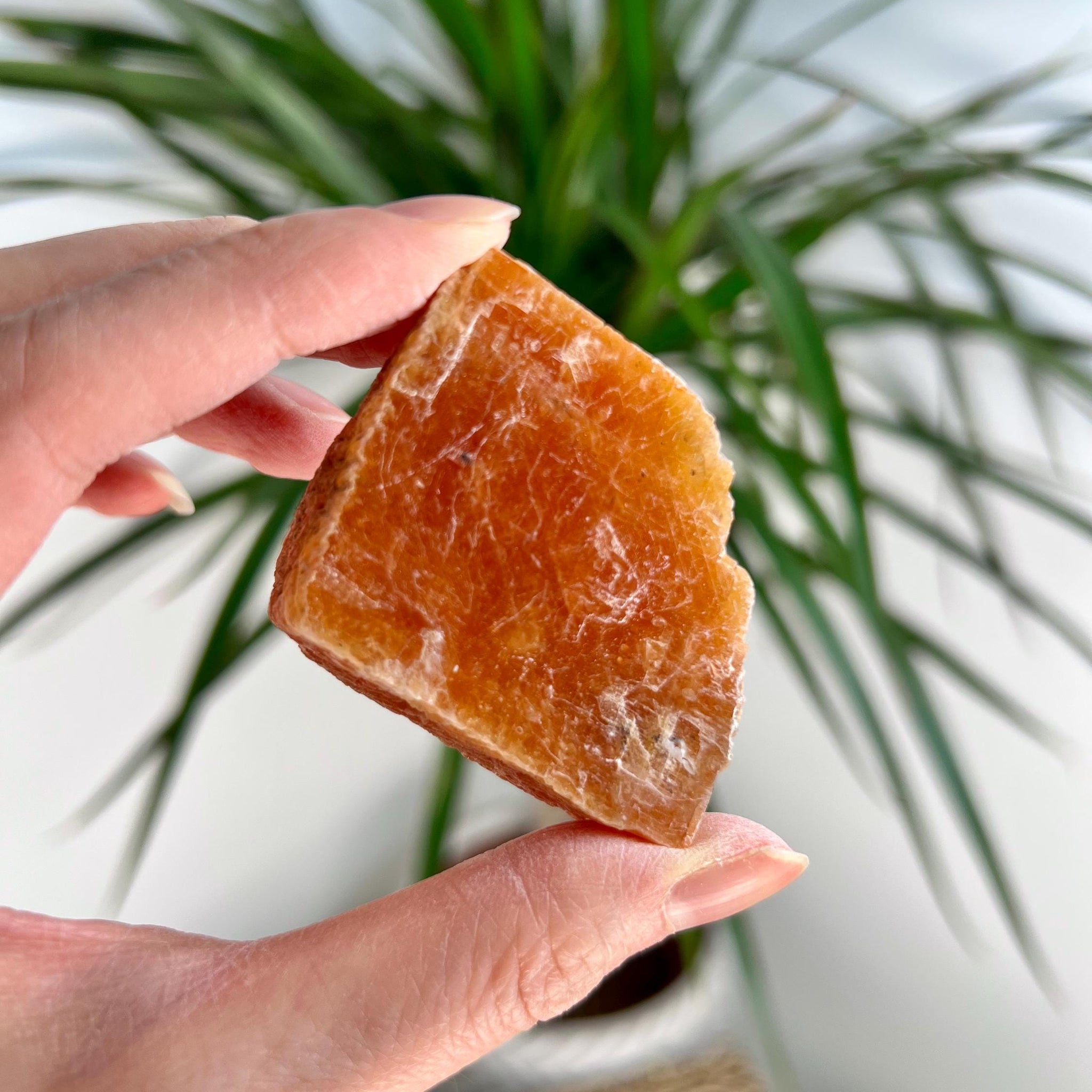 Grade A Natural Orange Calcite, Raw Crystal, Sacral, Solar Plexus Chakra, from Bahia Brazil CA11, 49g