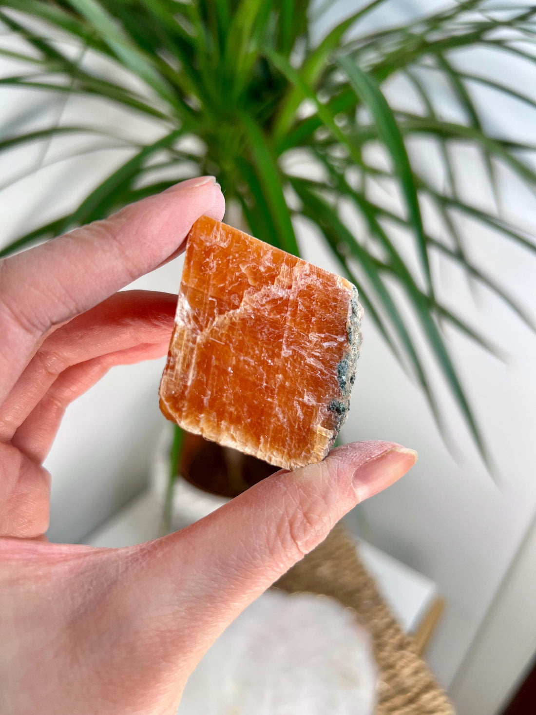 Grade A+ Natural Orange Calcite, Raw Crystal, Sacral, Solar Plexus Chakra, from Bahia Brazil CA12, 63g