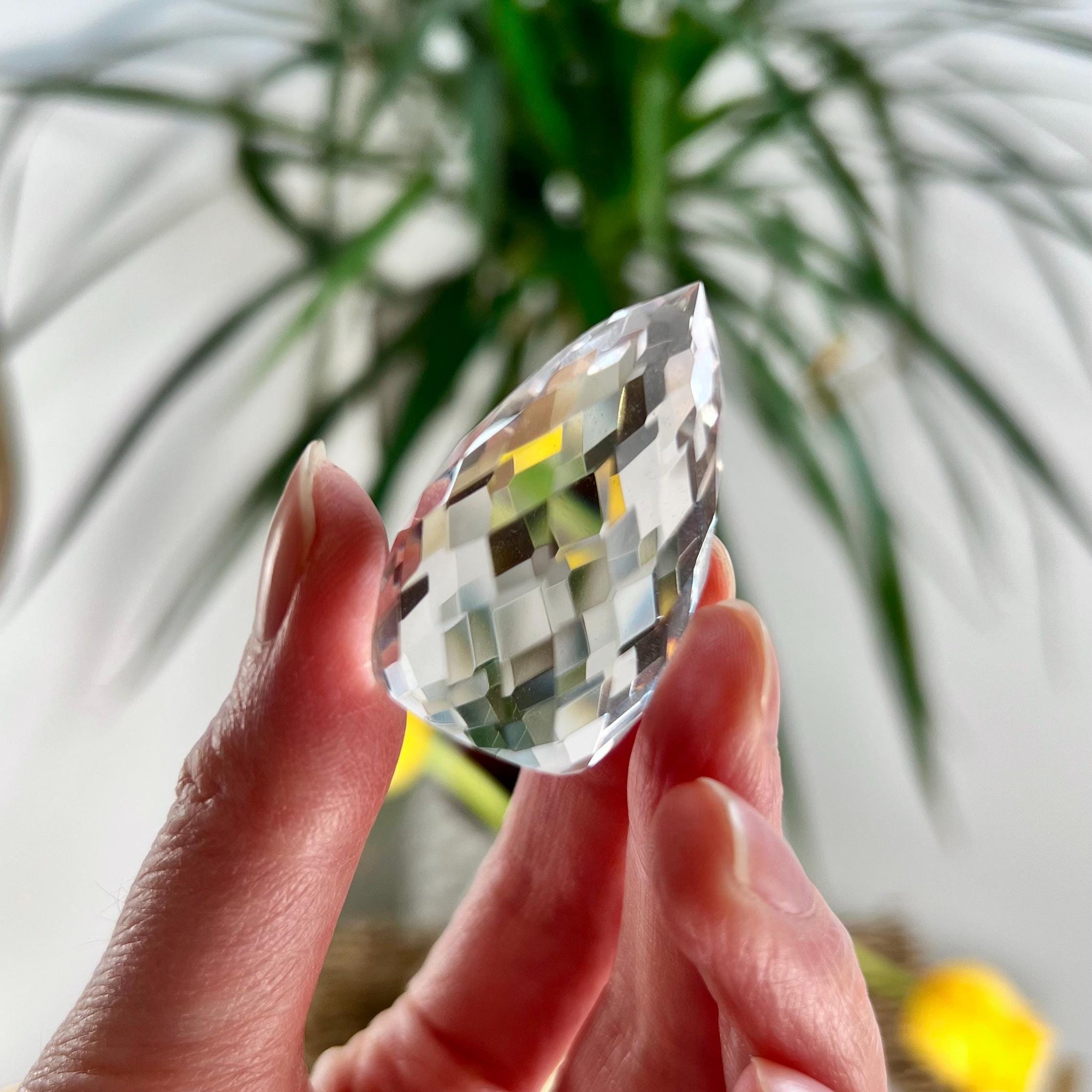 Top Grade Gem Faceted Lemurian Flame - Premium Quality, Healing, and Manifestation Crystal, DFH08, 29g