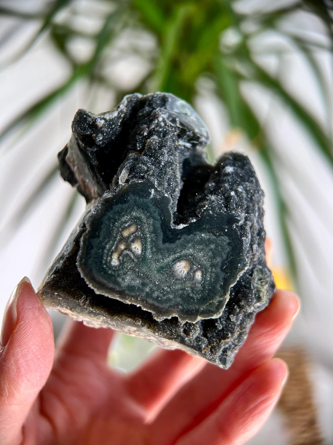 Grade AA Natural Jasper Stalactite Druzy Crystal– Heart, Root, and Third Eye Chakra Healing, US53, 215g