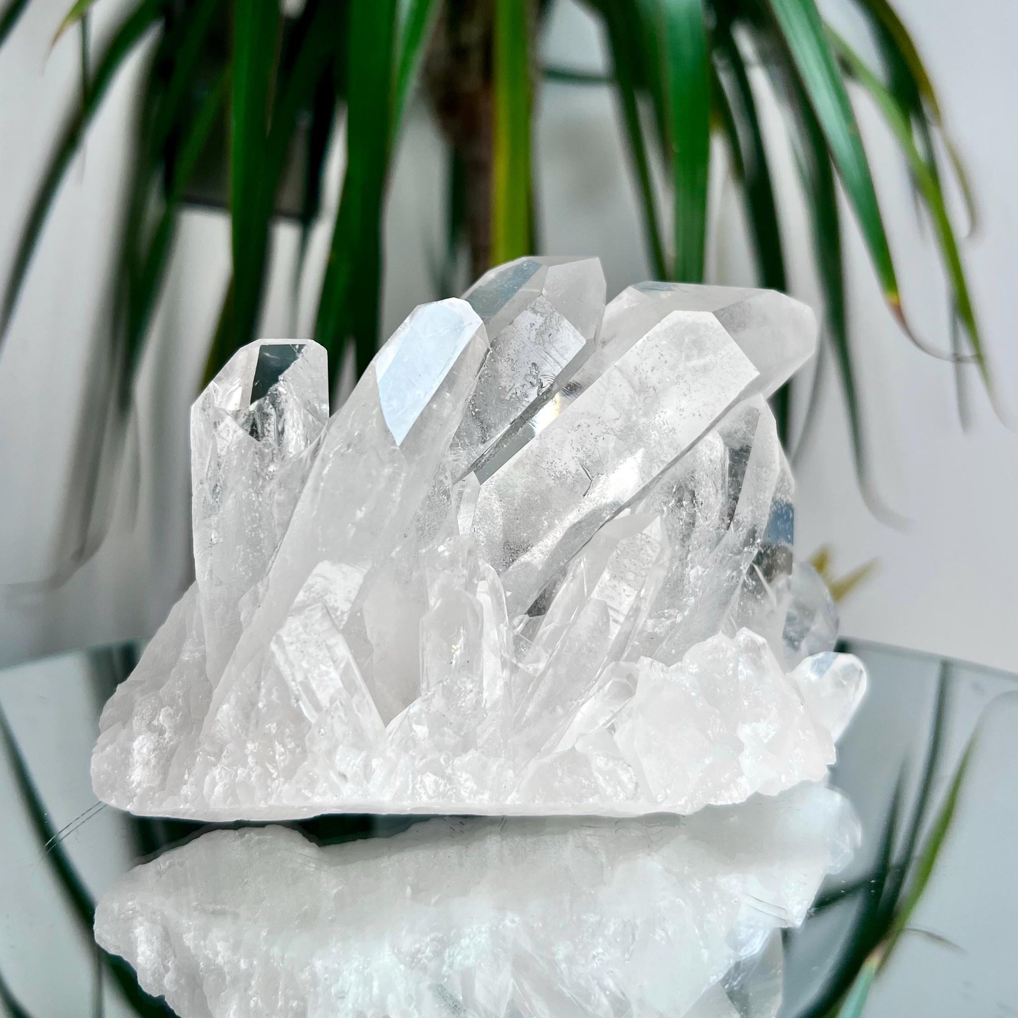 Grade AA+ Natural Clear Quartz Cluster from Diamantina, 554g, CC03