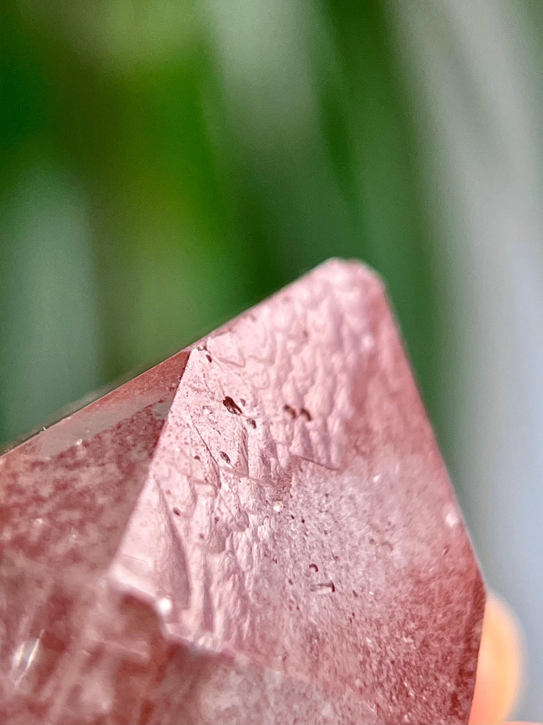 Grade AAA 100% Natural Pink Lemurian Quartz Point–Heart-Activating Love, Wisdom & Divine Connection,from Diamantina - PL18, 53g