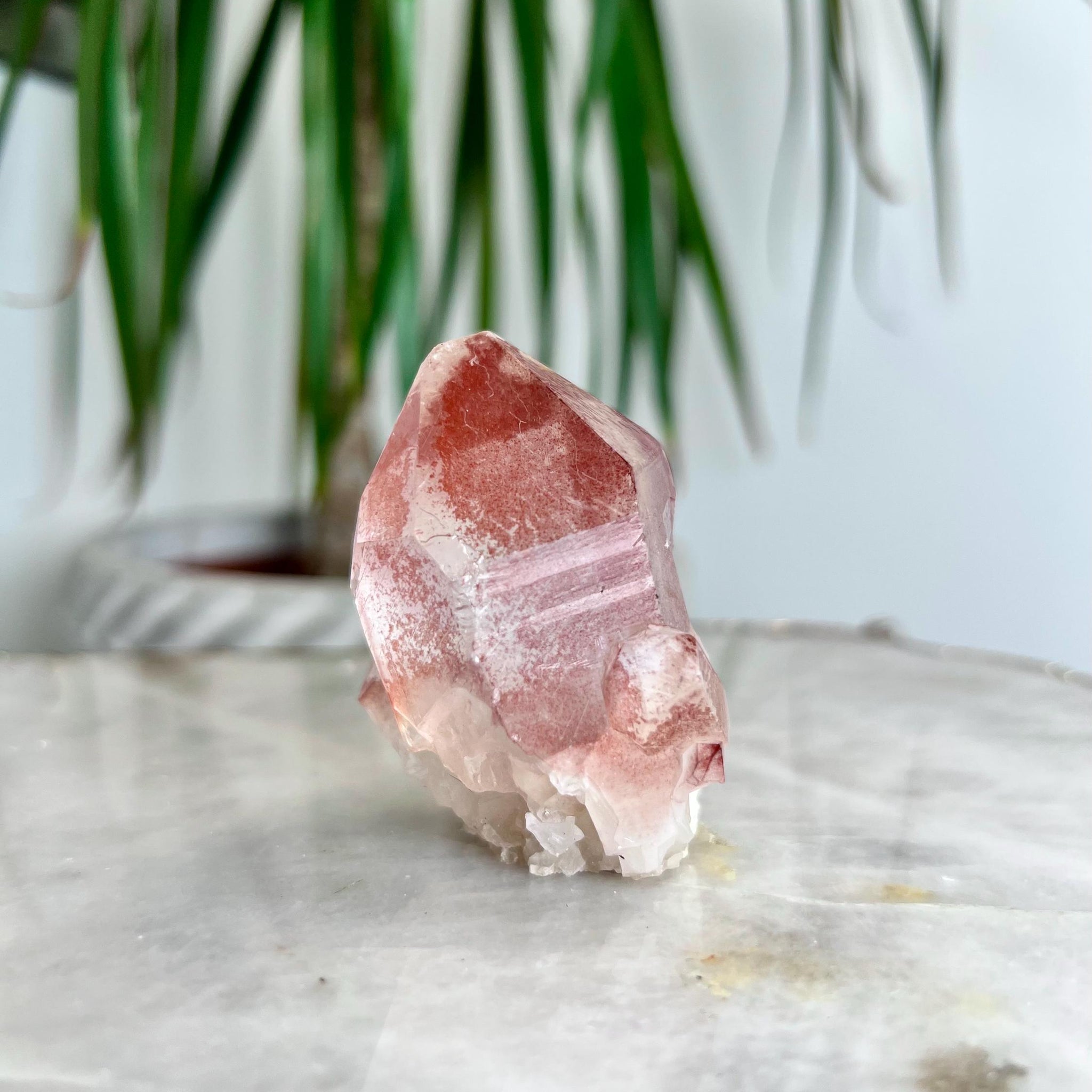 Grade AAA 100% Natural Pink Lemurian Quartz Point–Heart-Activating Love,Wisdom & Divine Connection,from Diamantina - PL10, 89g