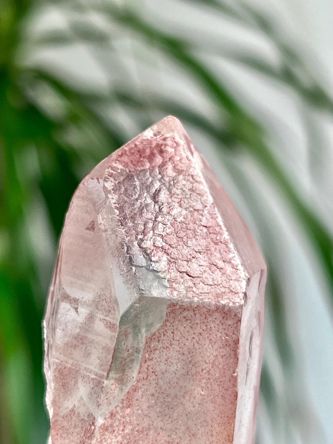 Grade AAA 100% Natural Pink Lemurian Quartz Point–Heart-Activating Love, Wisdom & Divine Connection,from Diamantina - PL20, 96g