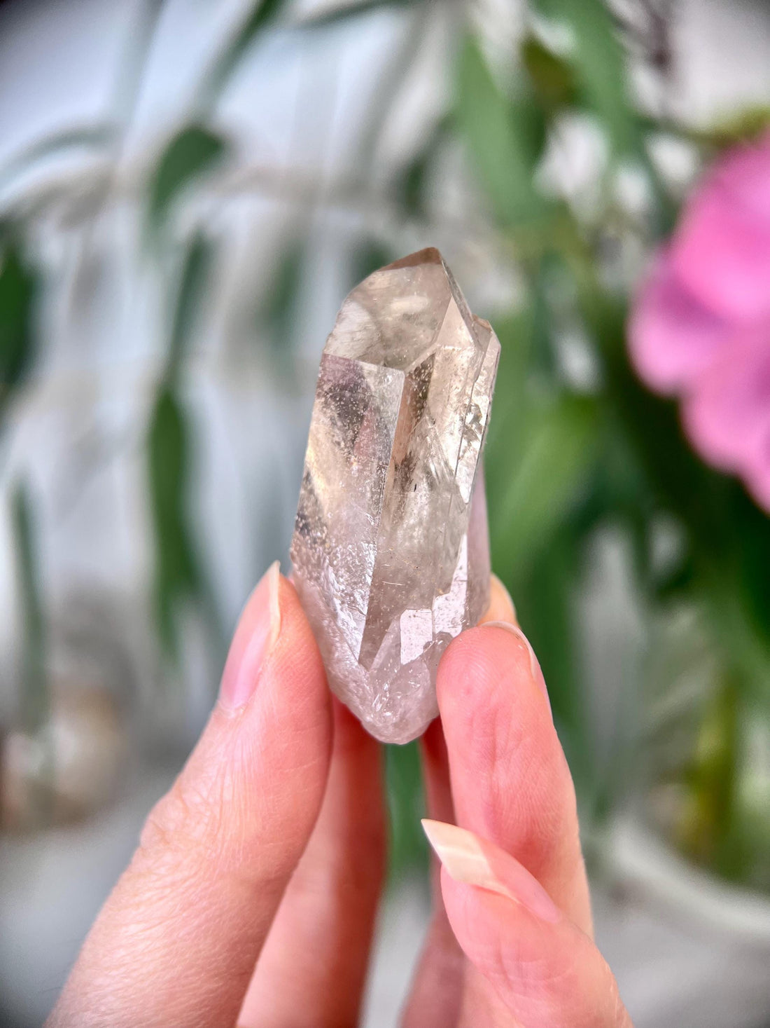 Grade AA+ Natural Etched Smoky Quartz Cluster from Bahia, Brazil SCC23, 28g